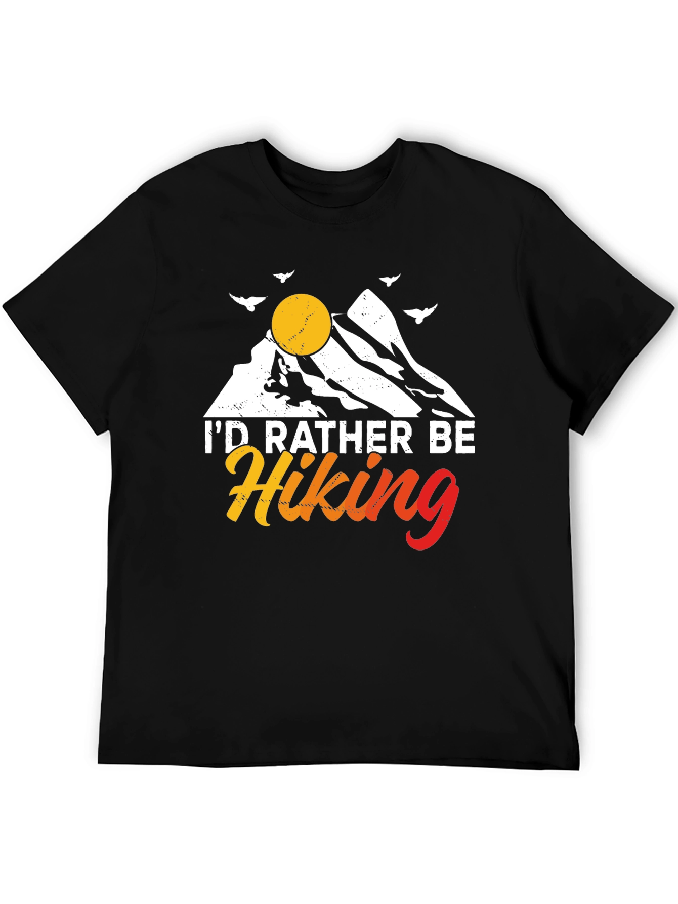 Id Rather Be Hiking Graphic T-Shirt