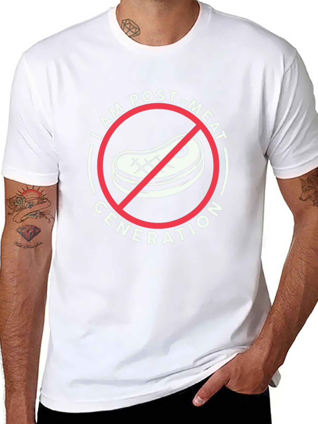 I Am Post-Meat Generation Graphic Tee