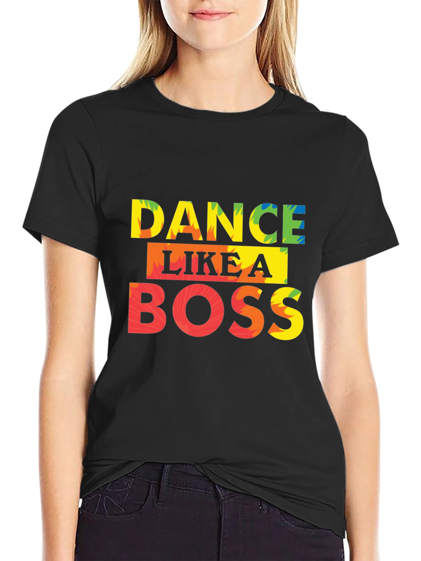Dance Like a Boss Graphic Tee - Black