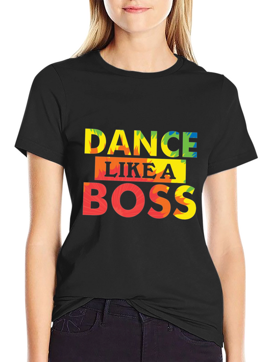 Dance Like a Boss Graphic Tee - Black