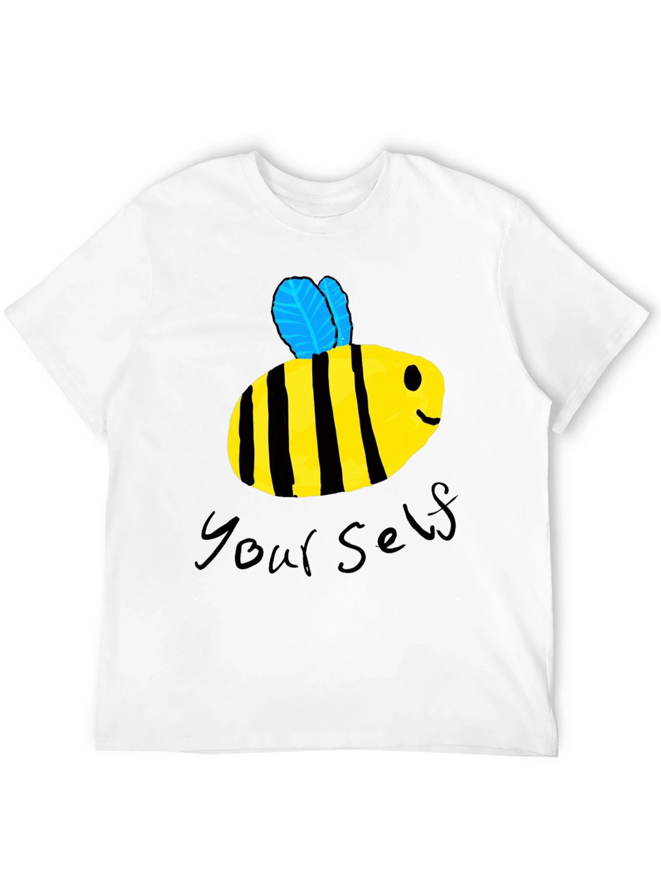 Bee Yourself Graphic T-Shirt - Black Cotton Tee