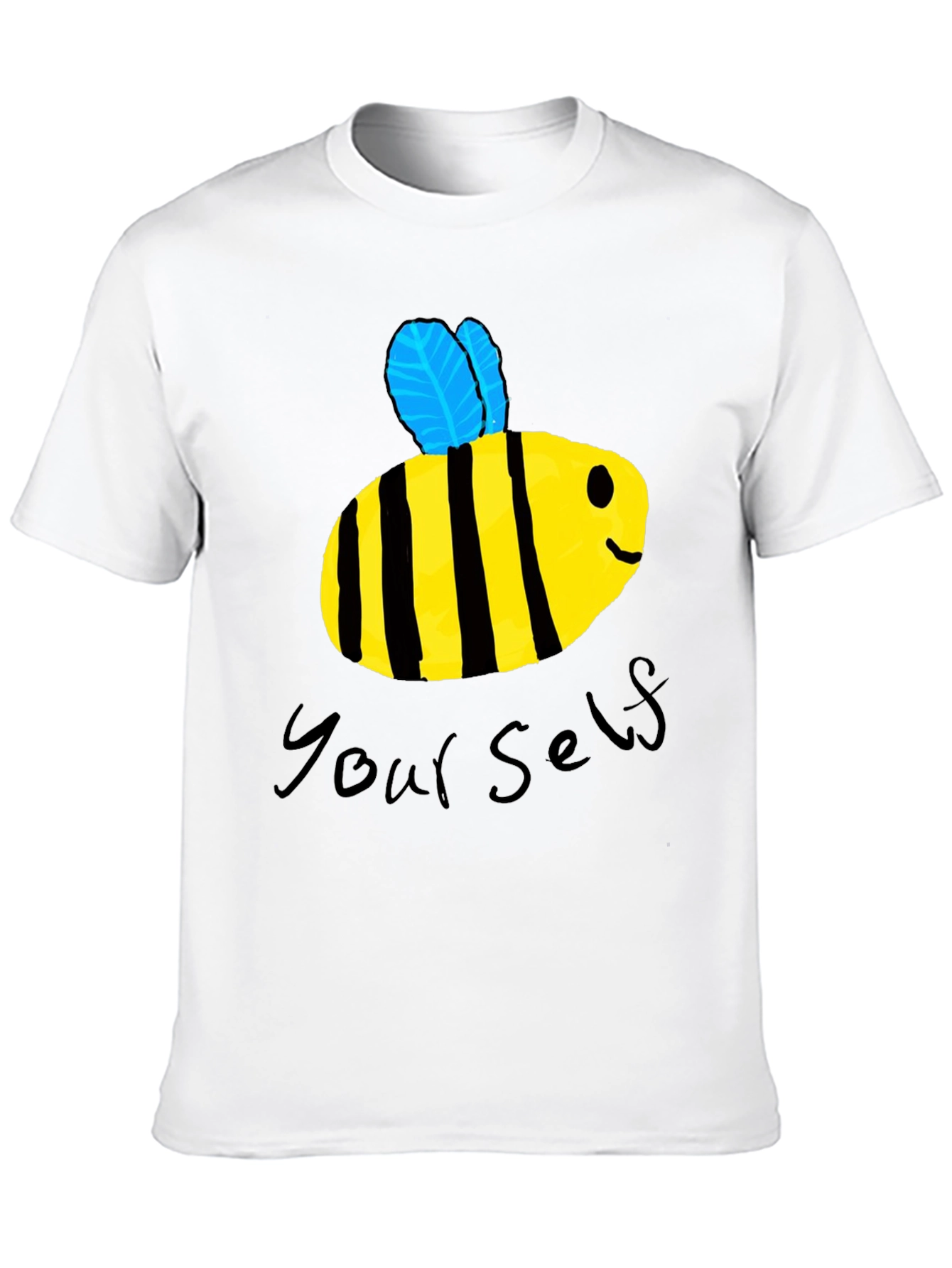 Bee Yourself Graphic T-Shirt - Black Cotton Tee