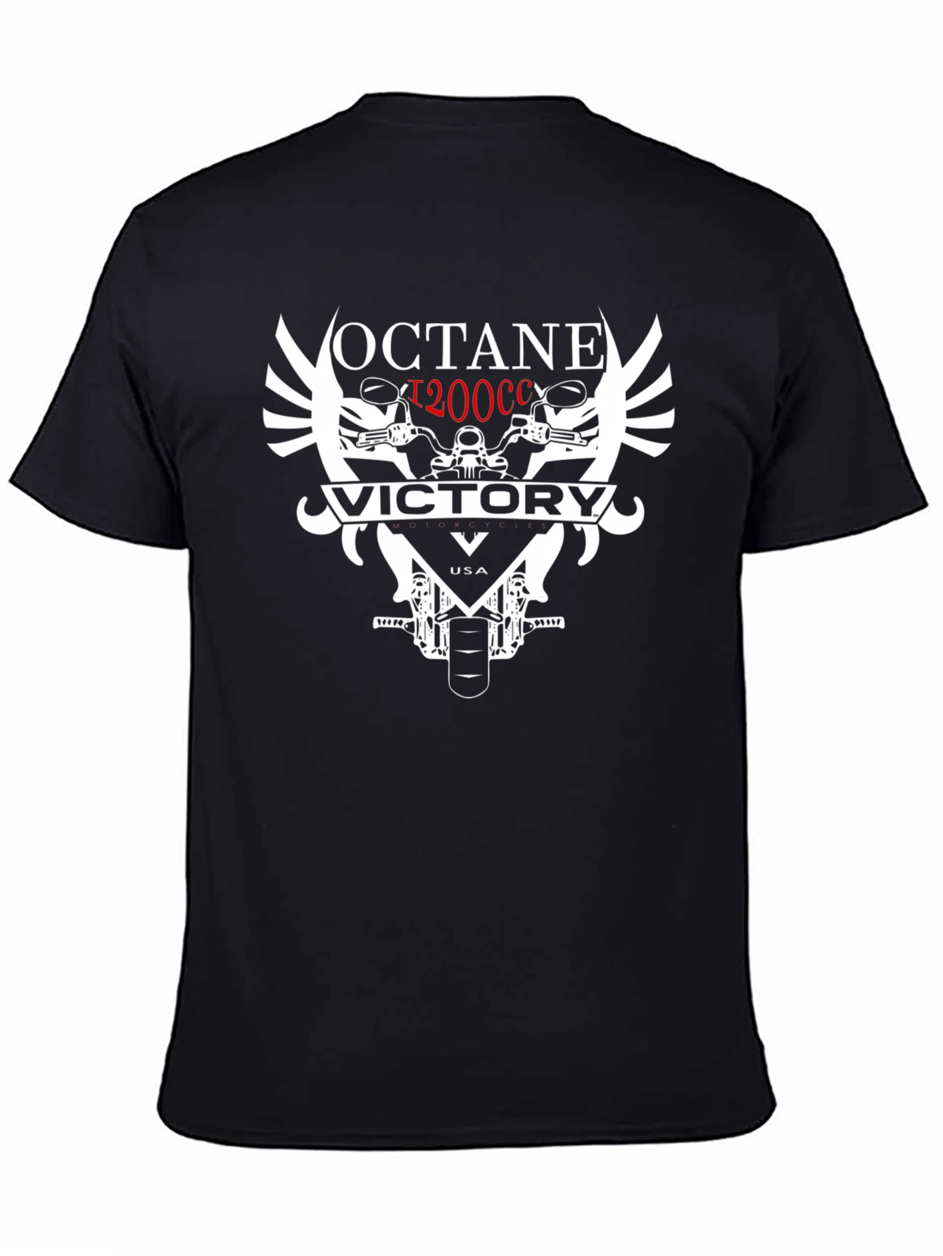 Octane Victory 1200CC Motorcycle Graphic T-Shirt