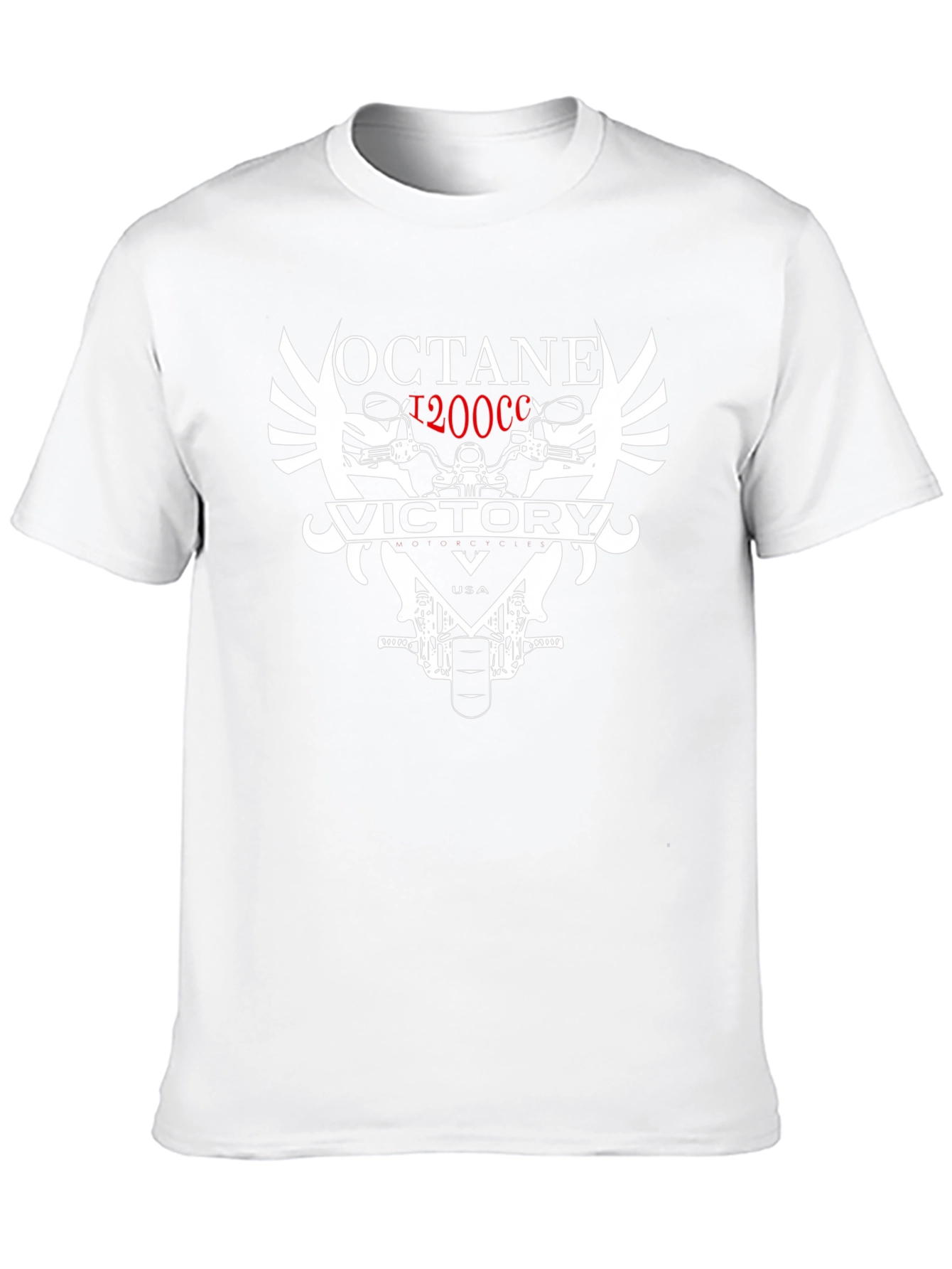 Octane Victory 1200CC Motorcycle Graphic T-Shirt