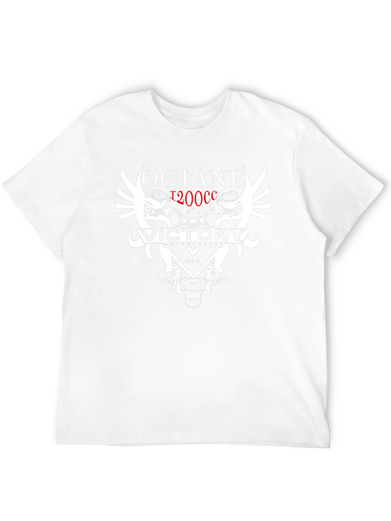 Octane Victory 1200CC Motorcycle Graphic T-Shirt