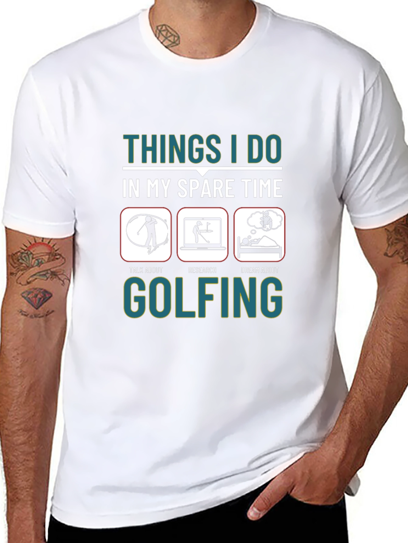 Golfing Spare Time T-Shirt - Golfers Life Tee