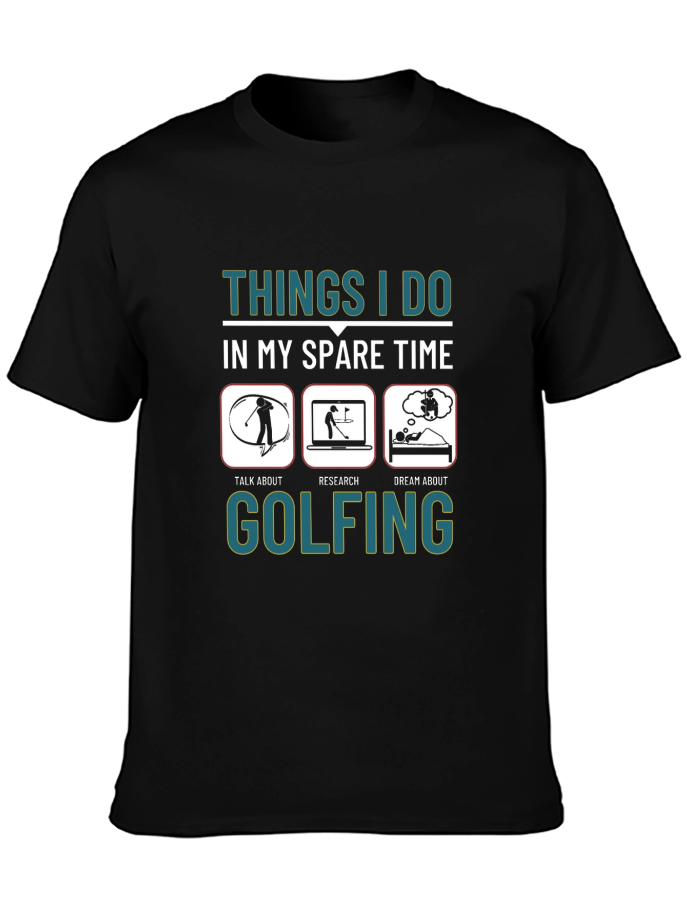 Golfing Spare Time T-Shirt - Golfers Life Tee
