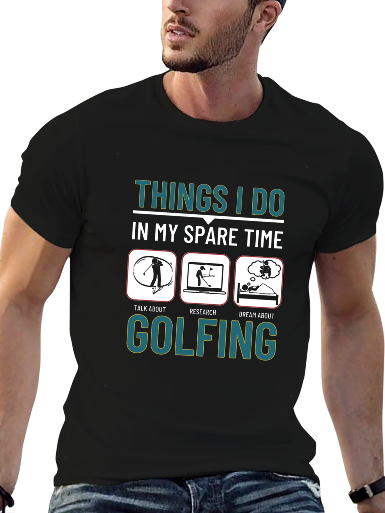 Golfing Spare Time T-Shirt - Golfers Life Tee