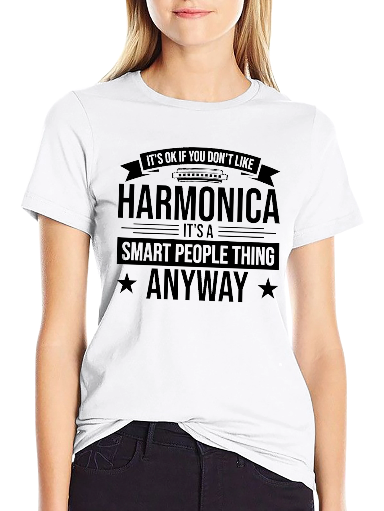 Harmonica Smart People Thing T-Shirt