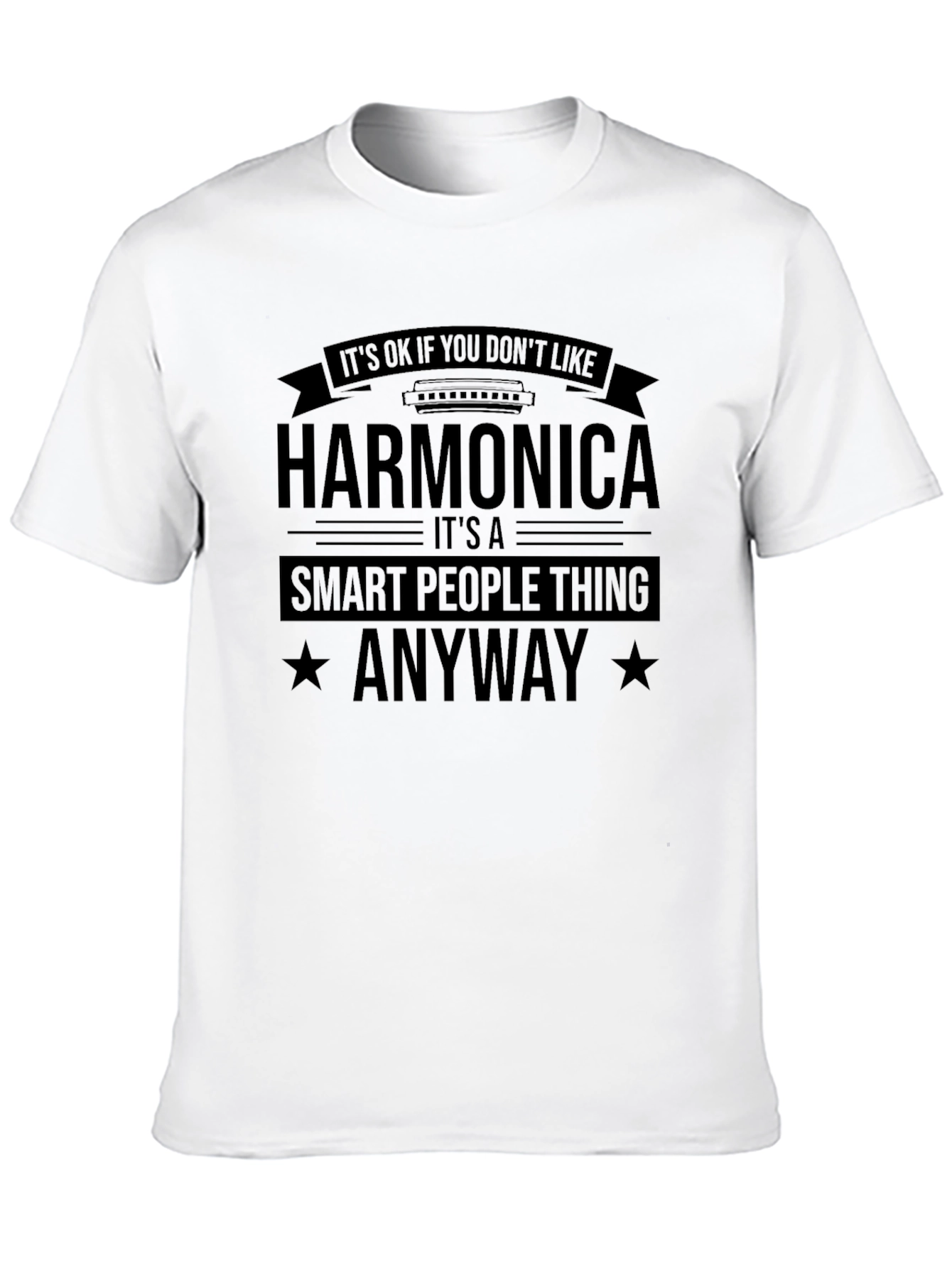 Harmonica Smart People Thing T-Shirt