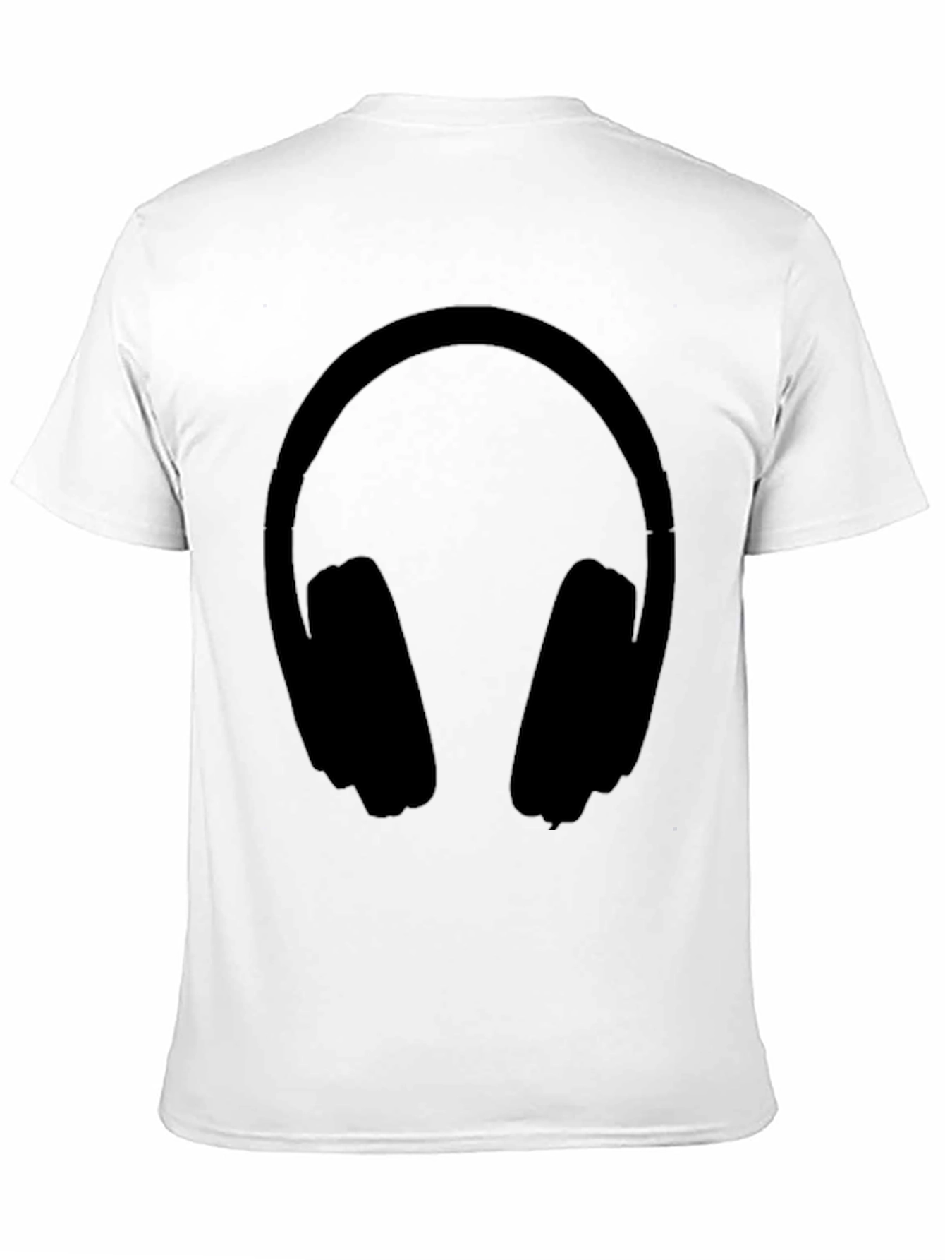 Headphones Graphic T-Shirt - Casual Style