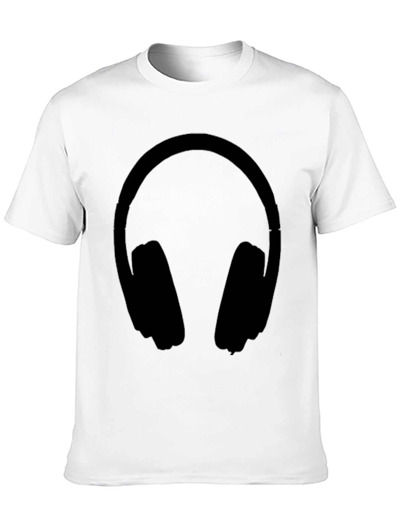 Headphones Graphic T-Shirt - Casual Style