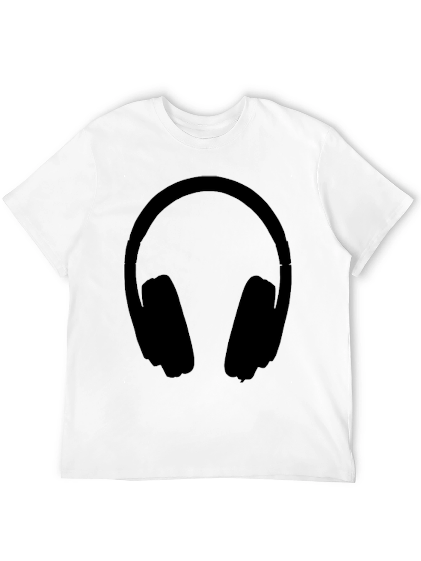 Headphones Graphic T-Shirt - Casual Style