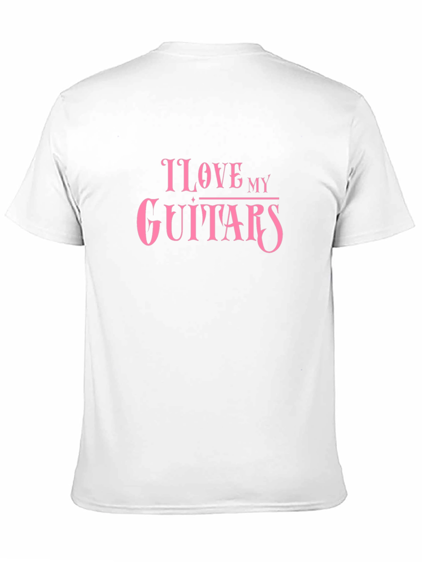 I Love My Guitars Black T-Shirt