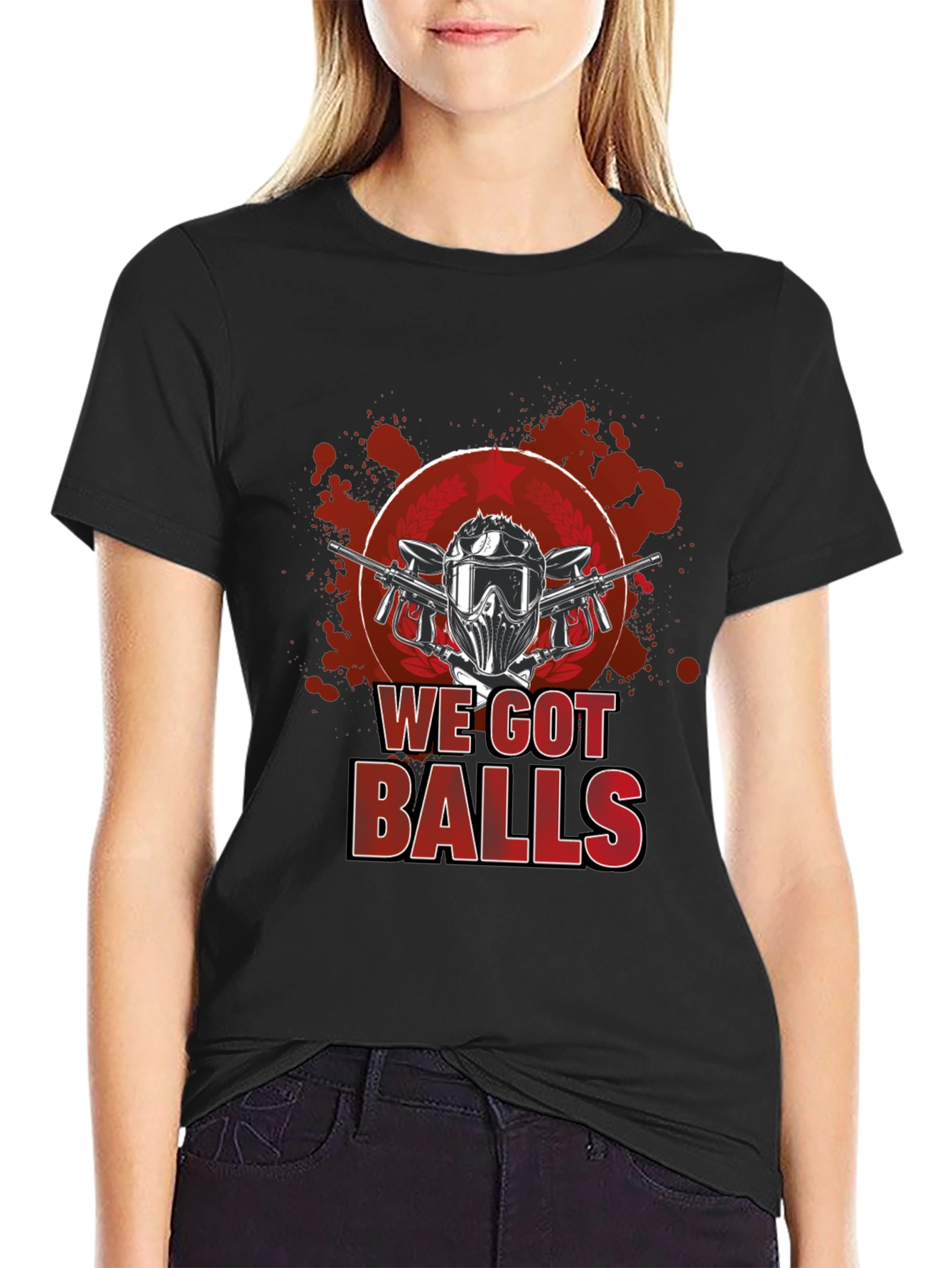 Paintball We Got Balls Graphic T-Shirt
