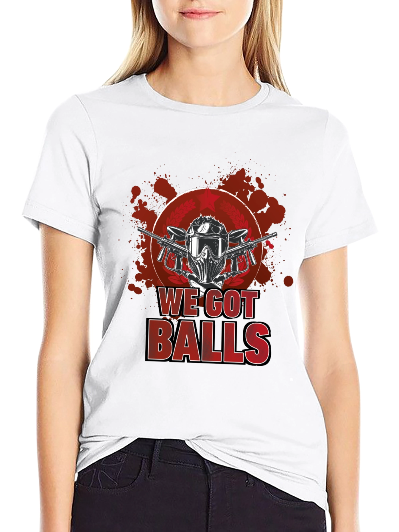 Paintball We Got Balls Graphic T-Shirt