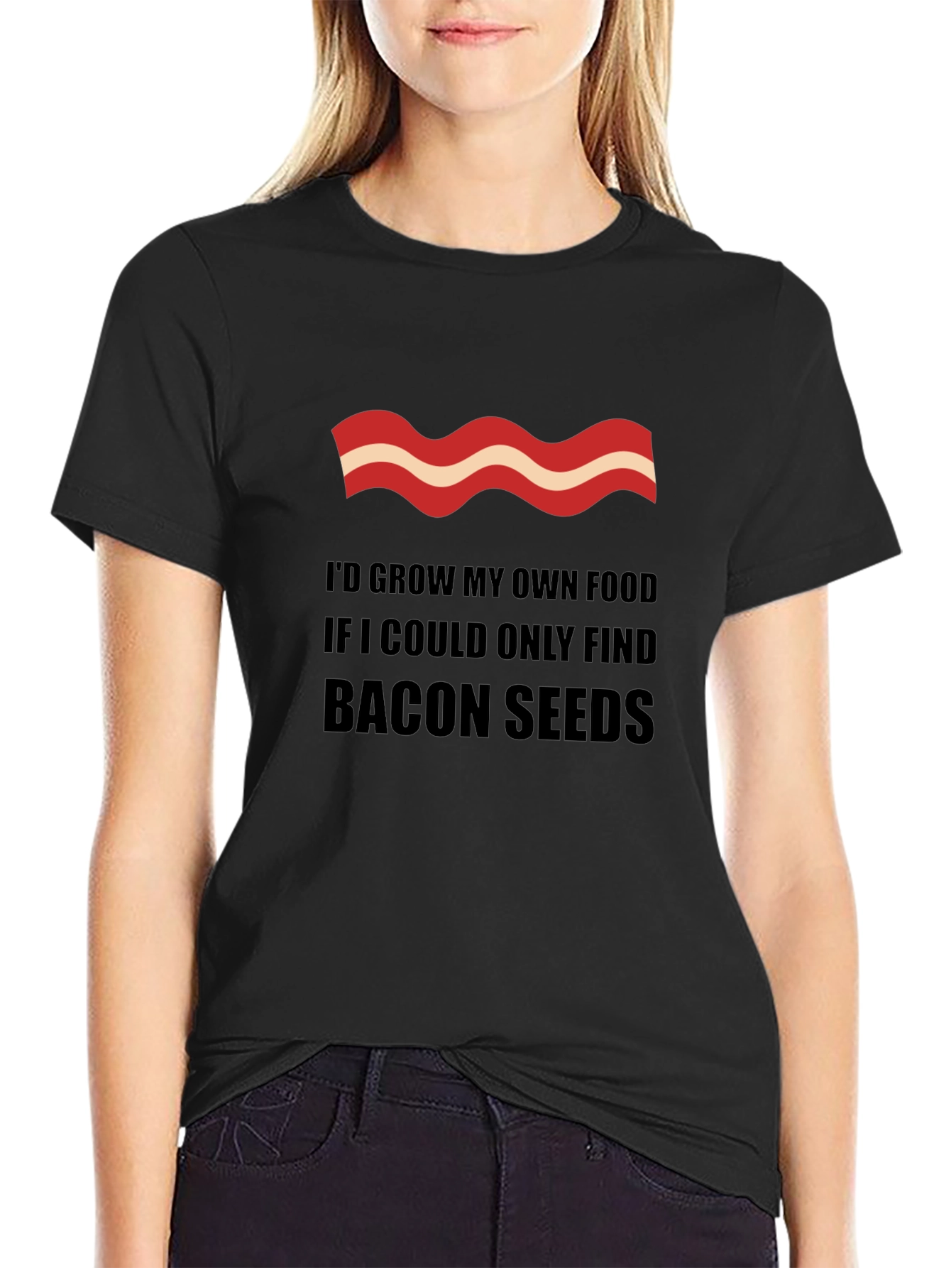 Bacon Seeds Graphic Tee - Funny Sarcastic T-Shirt