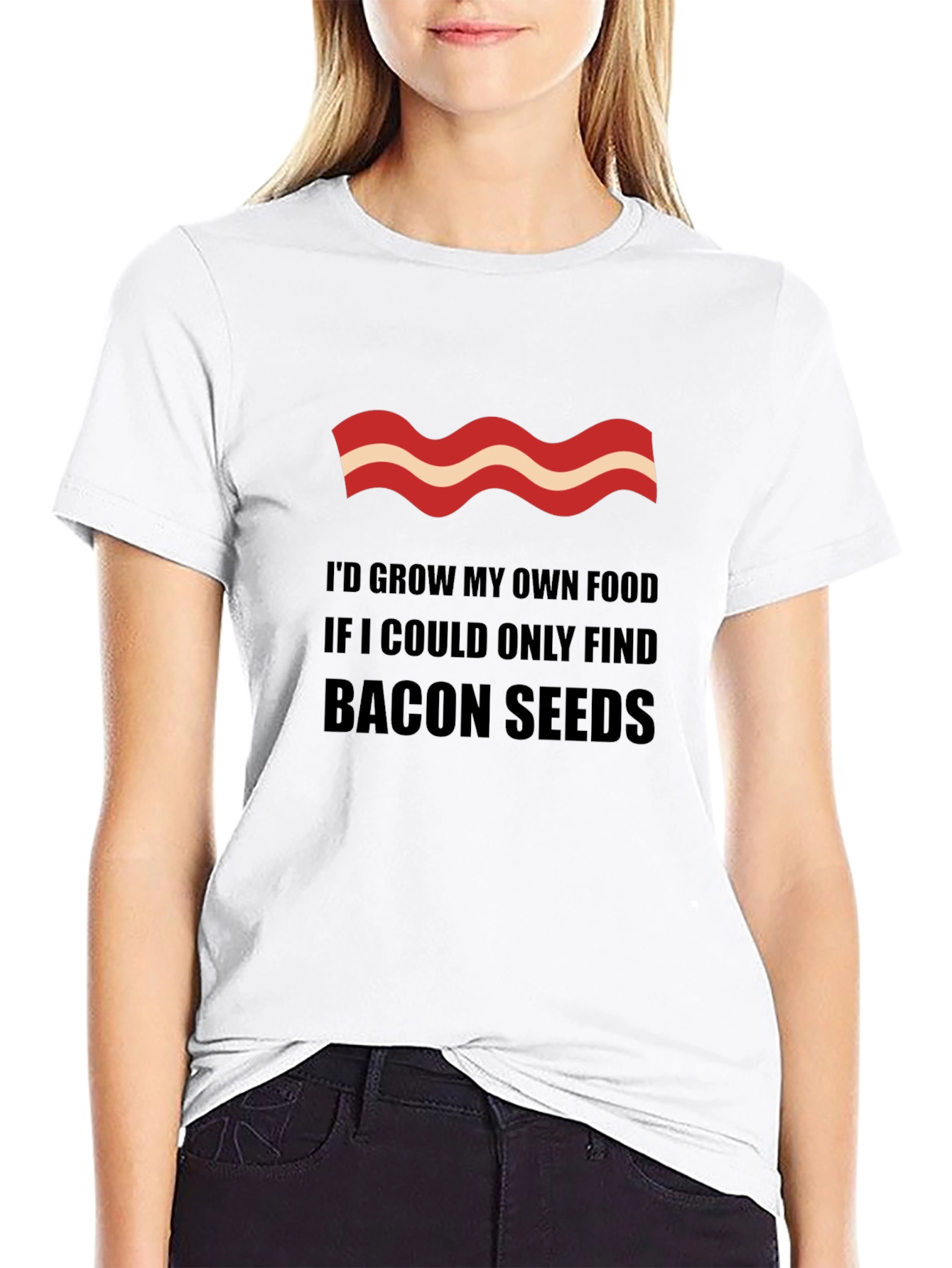 Bacon Seeds Graphic Tee - Funny Sarcastic T-Shirt