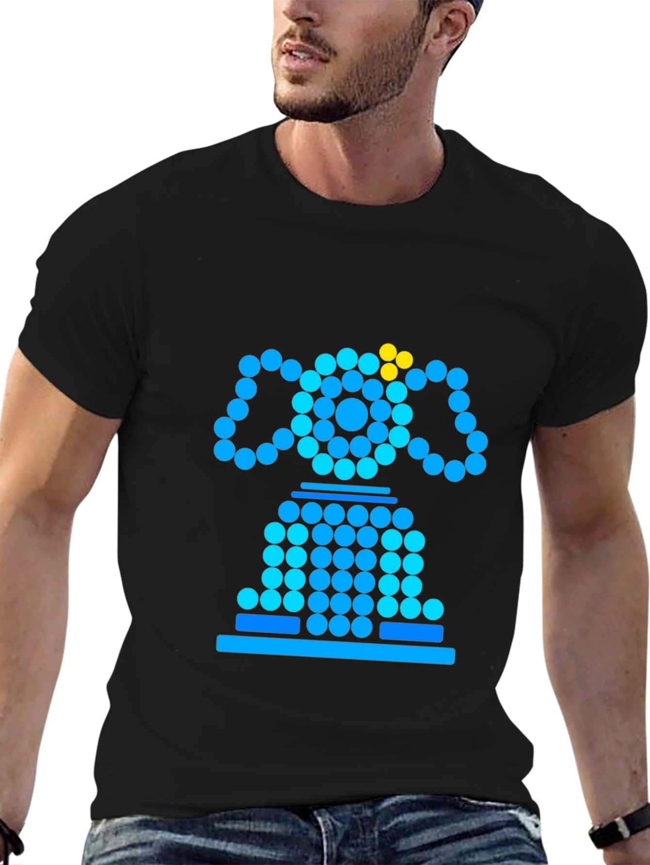 Retro Robot T-Shirt - Graphic Tee