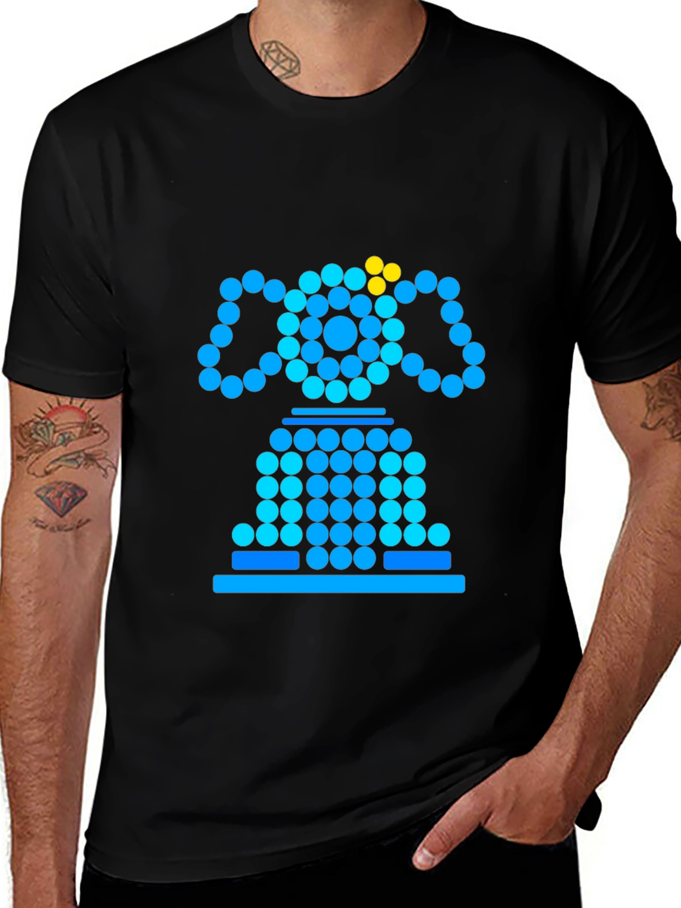 Retro Robot T-Shirt - Graphic Tee