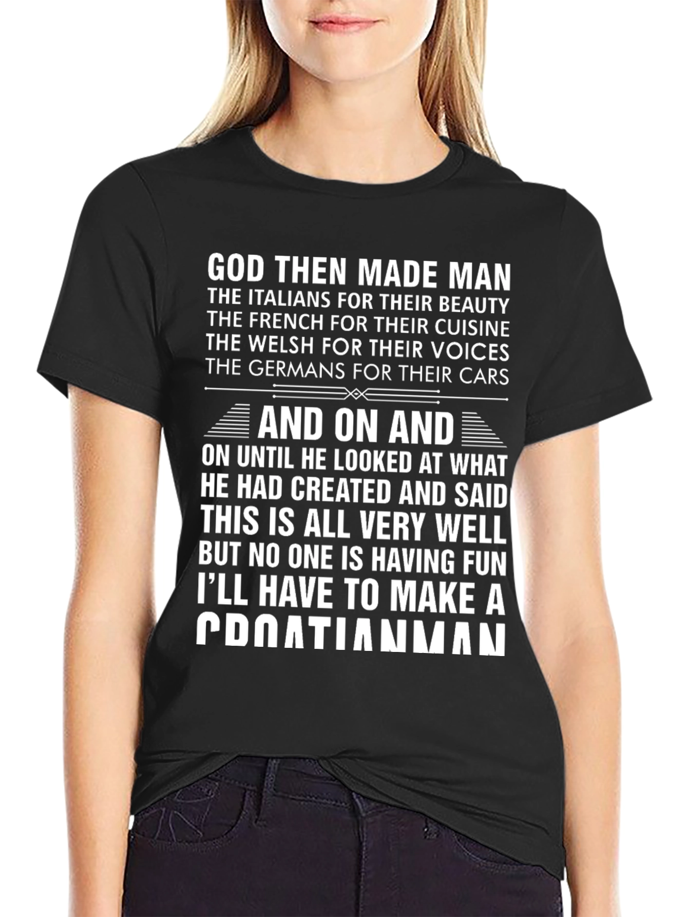 Funny Croatian Man T-Shirt