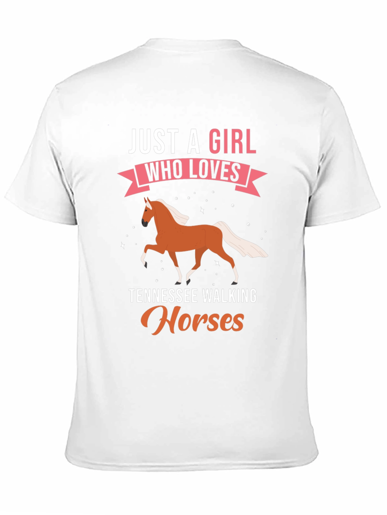 Girl Who Loves Tennessee Walking Horses T-Shirt