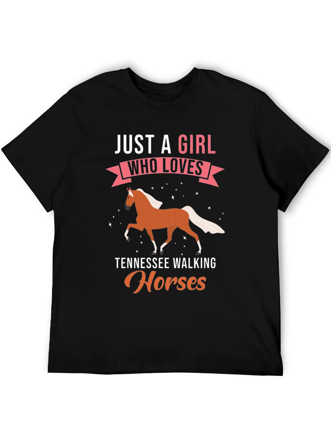 Girl Who Loves Tennessee Walking Horses T-Shirt