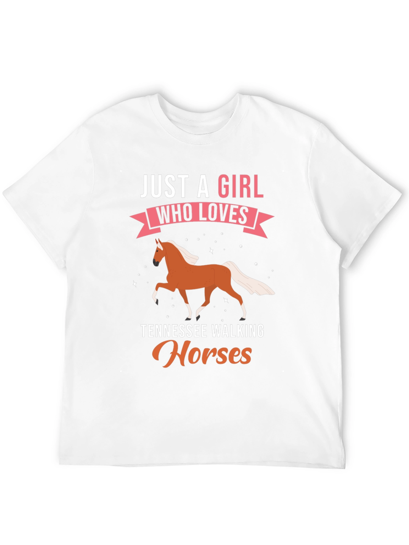 Girl Who Loves Tennessee Walking Horses T-Shirt