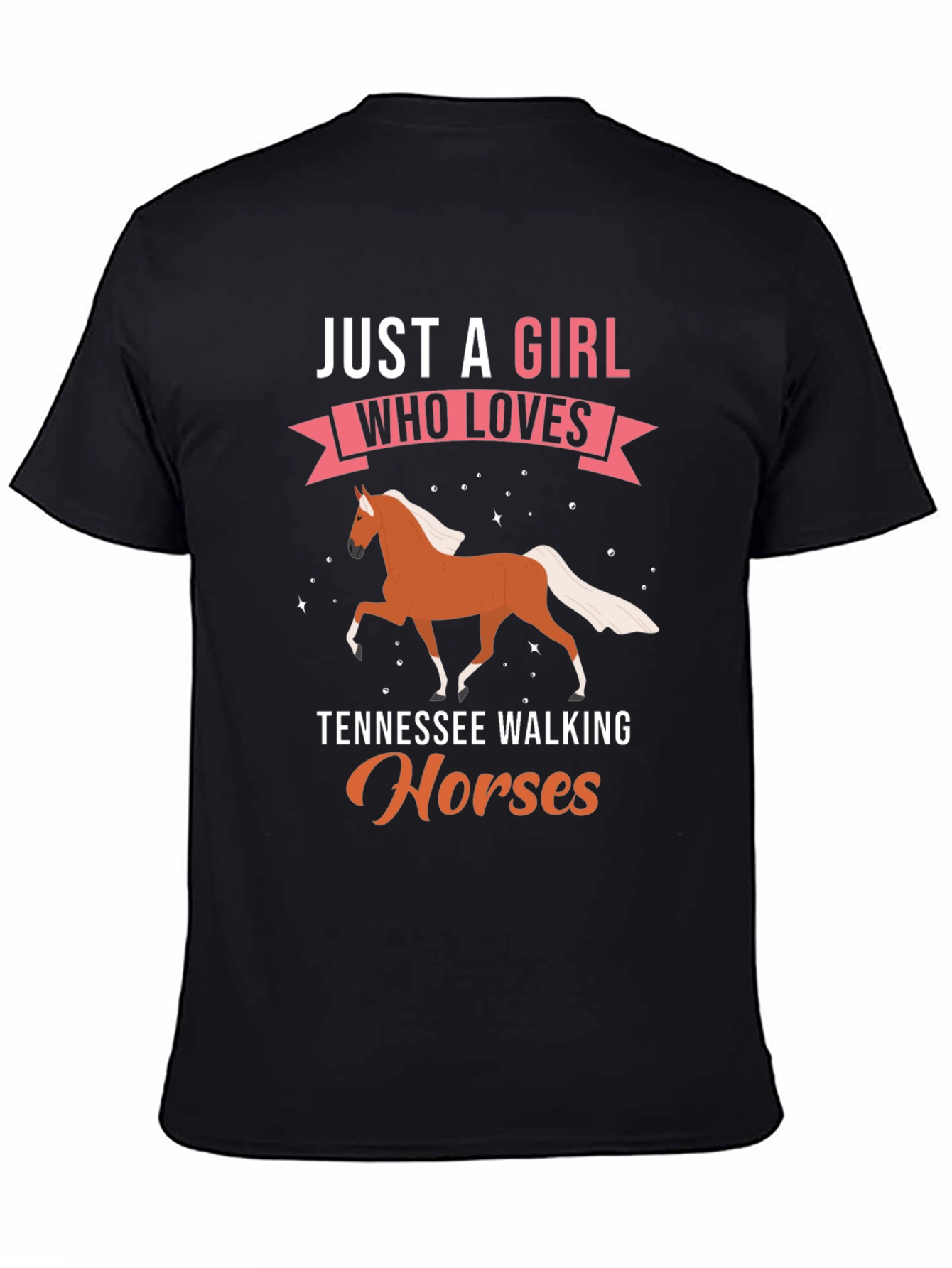 Girl Who Loves Tennessee Walking Horses T-Shirt