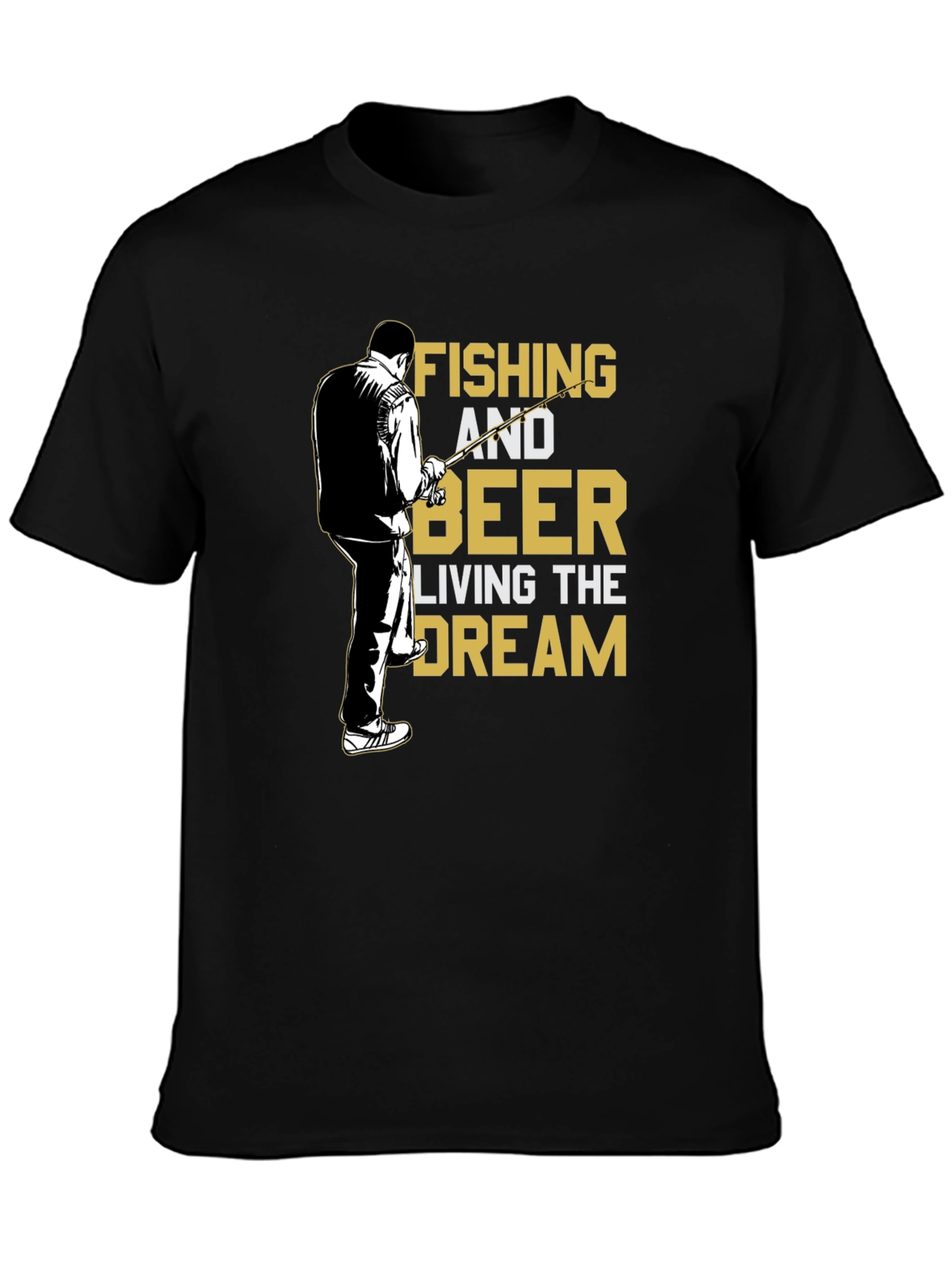 Fishing and Beer T-Shirt - Living the Dream Tee