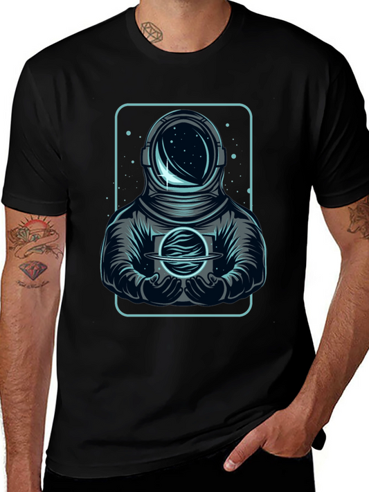 Astronaut Graphic T-Shirt - Space Explorer Design