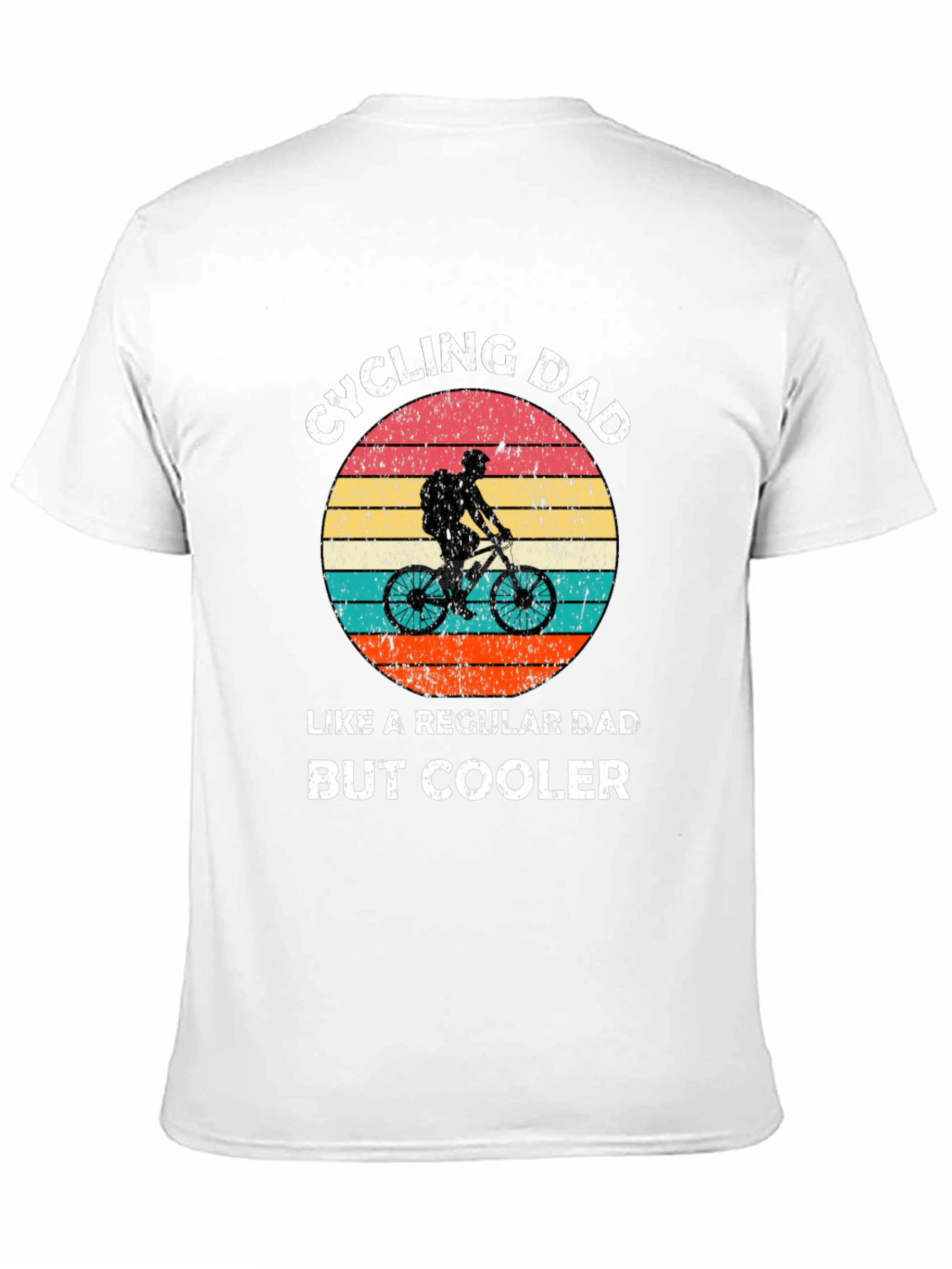 Cycling Dad T-Shirt - Retro Design