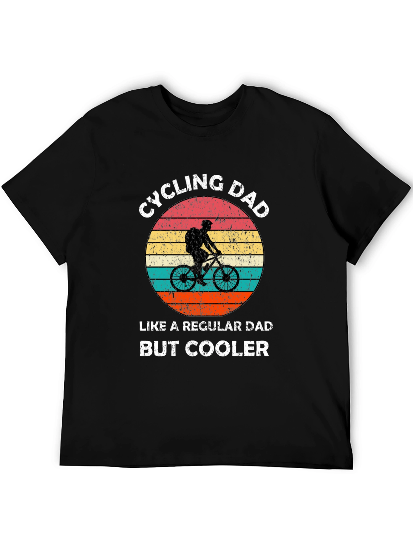 Cycling Dad T-Shirt - Retro Design