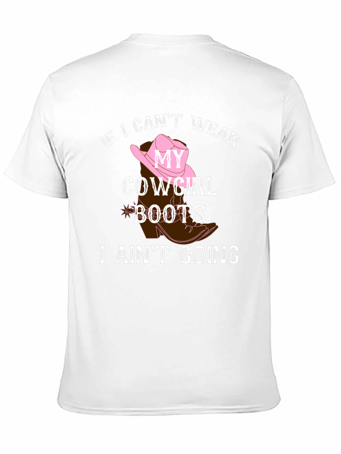 Cowgirl Boots Graphic Tee - Country Style Shirt