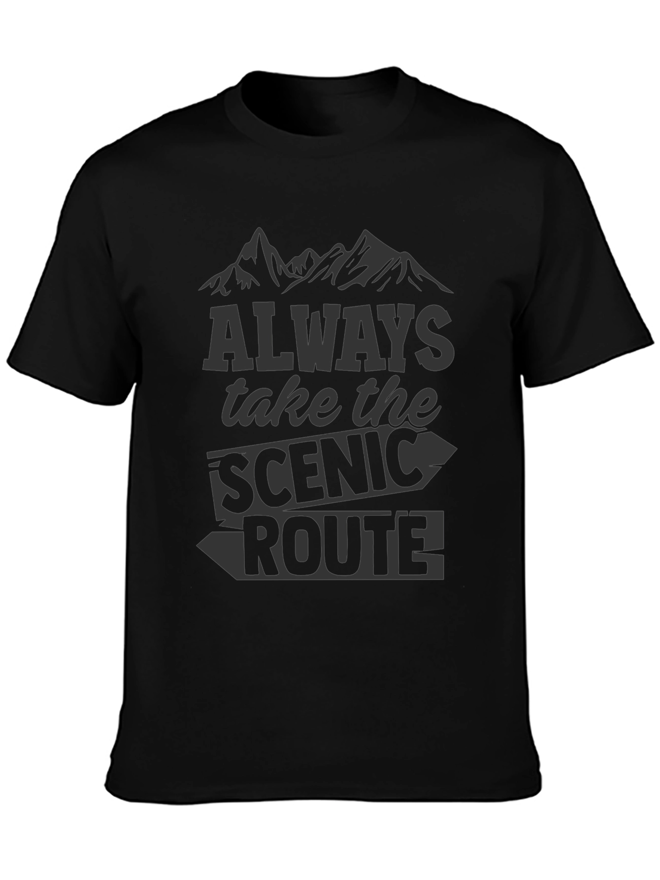Scenic Route Mountain T-Shirt - Adventure Apparel