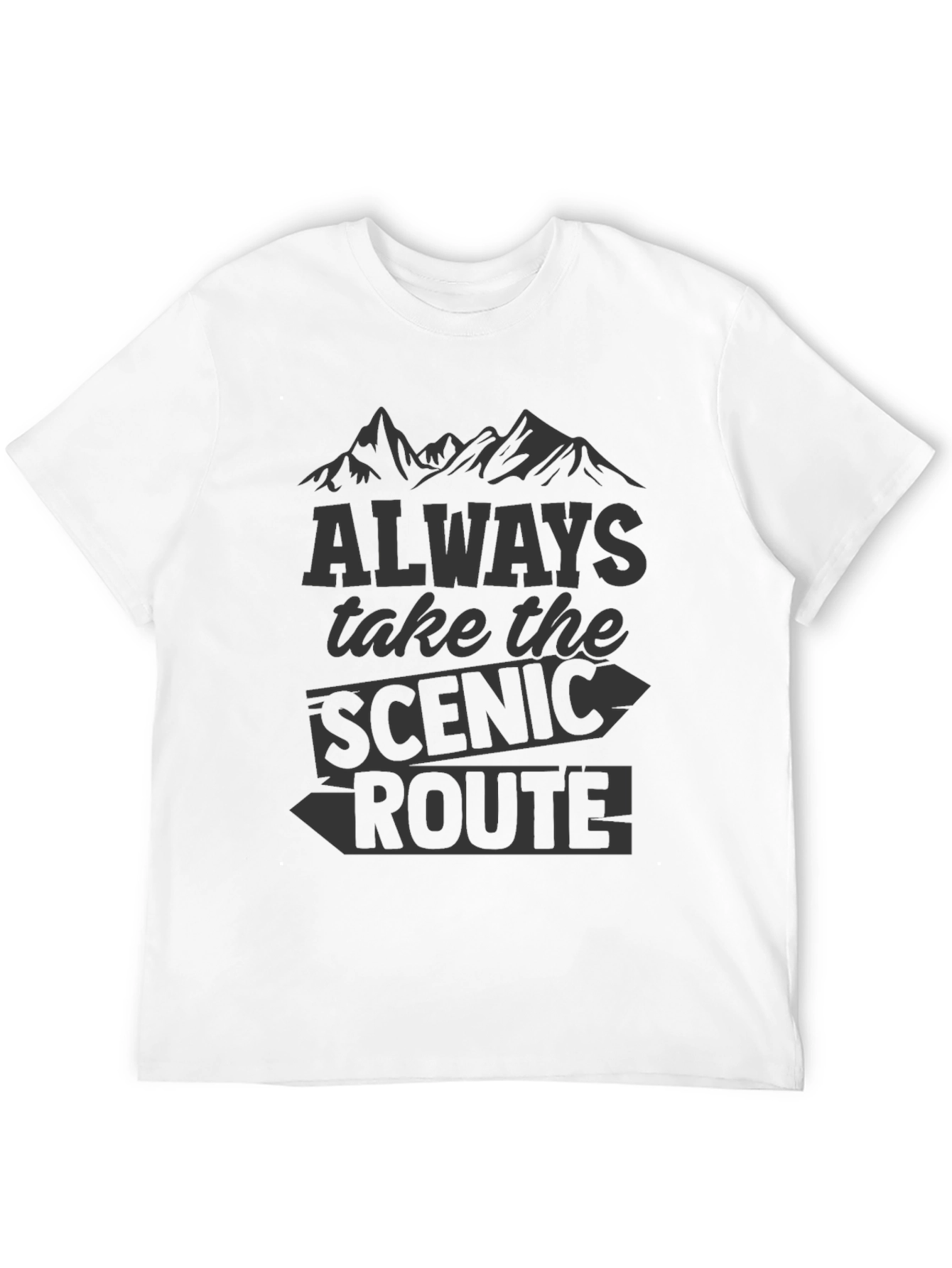 Scenic Route Mountain T-Shirt - Adventure Apparel