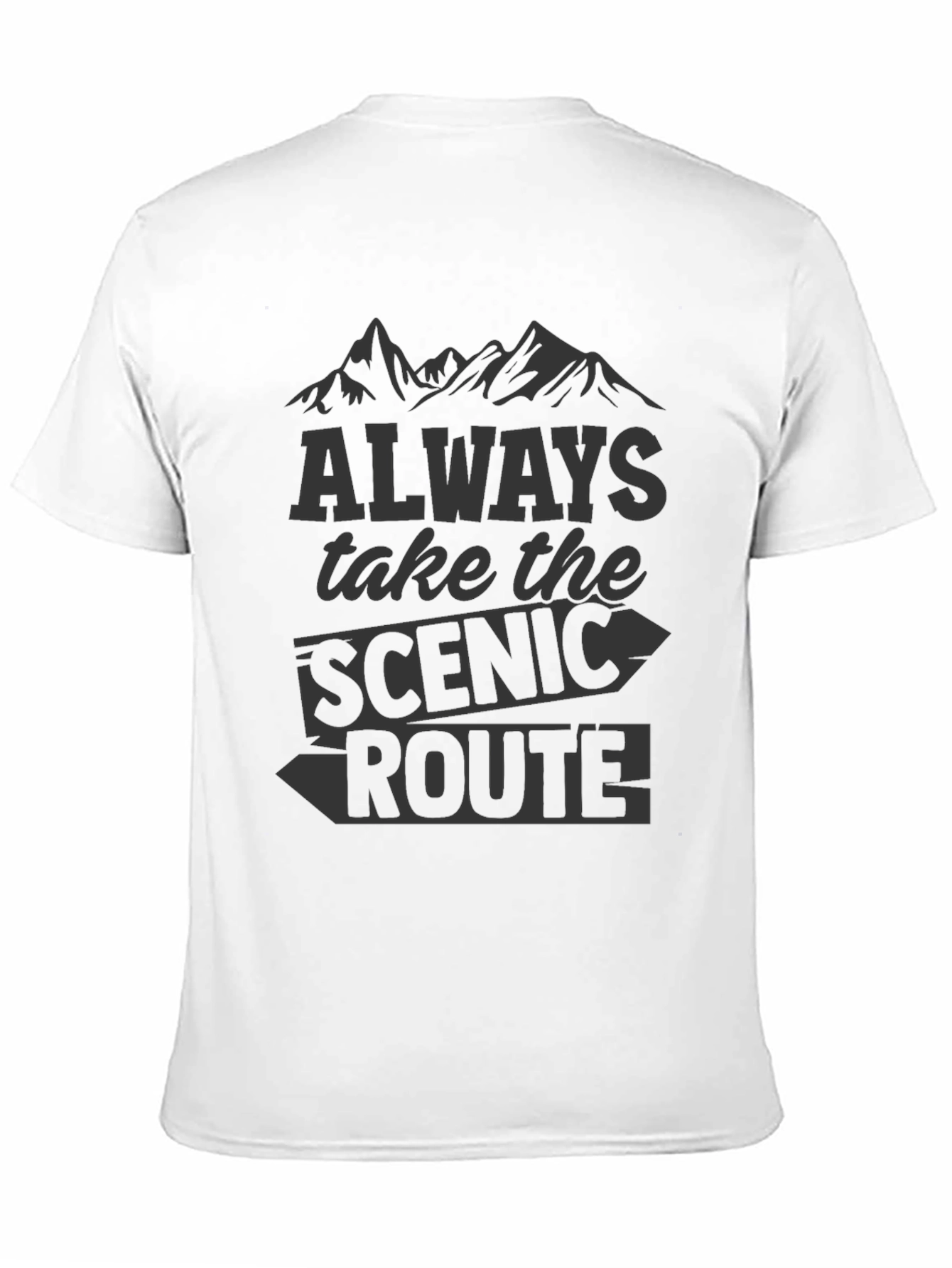 Scenic Route Mountain T-Shirt - Adventure Apparel