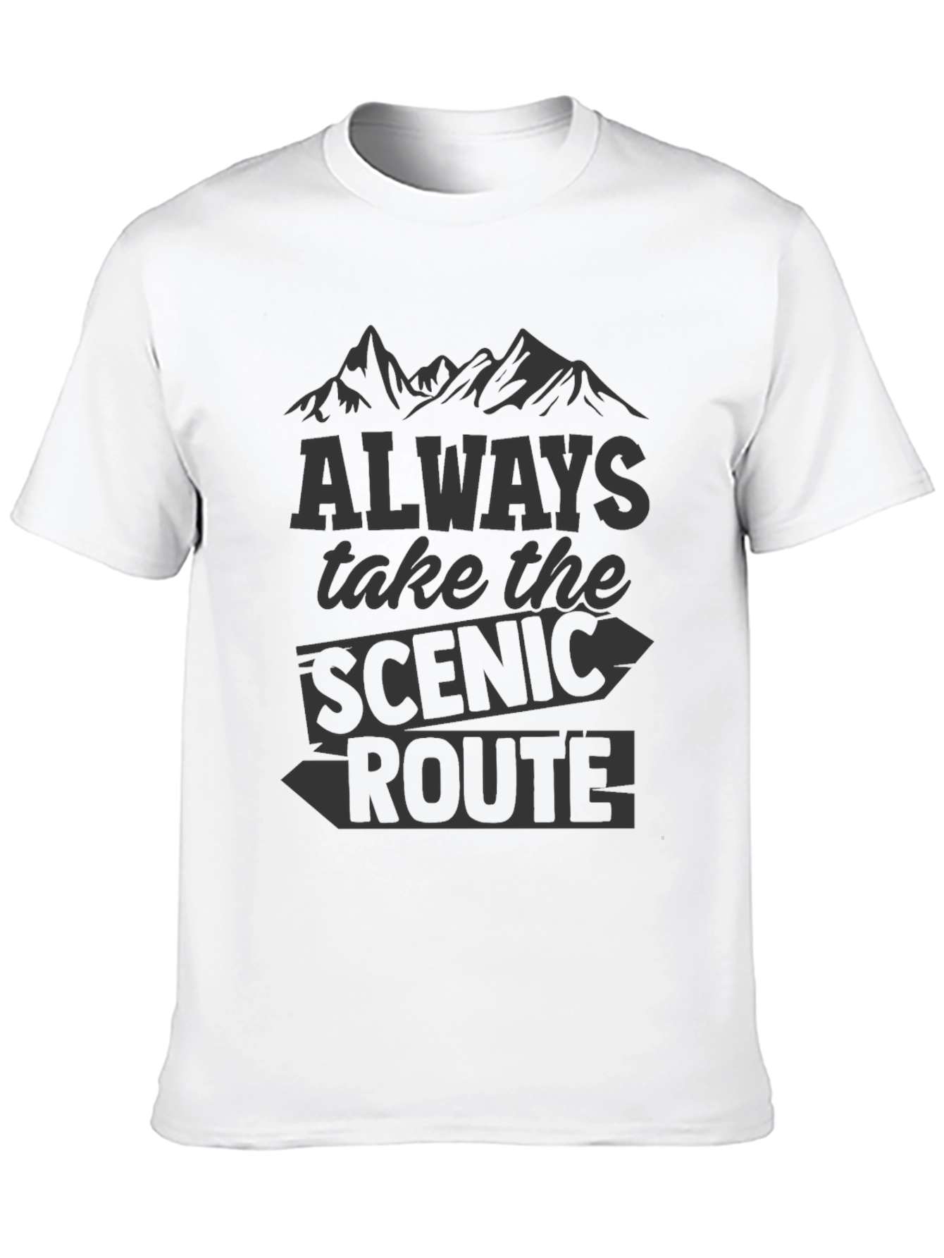 Scenic Route Mountain T-Shirt - Adventure Apparel