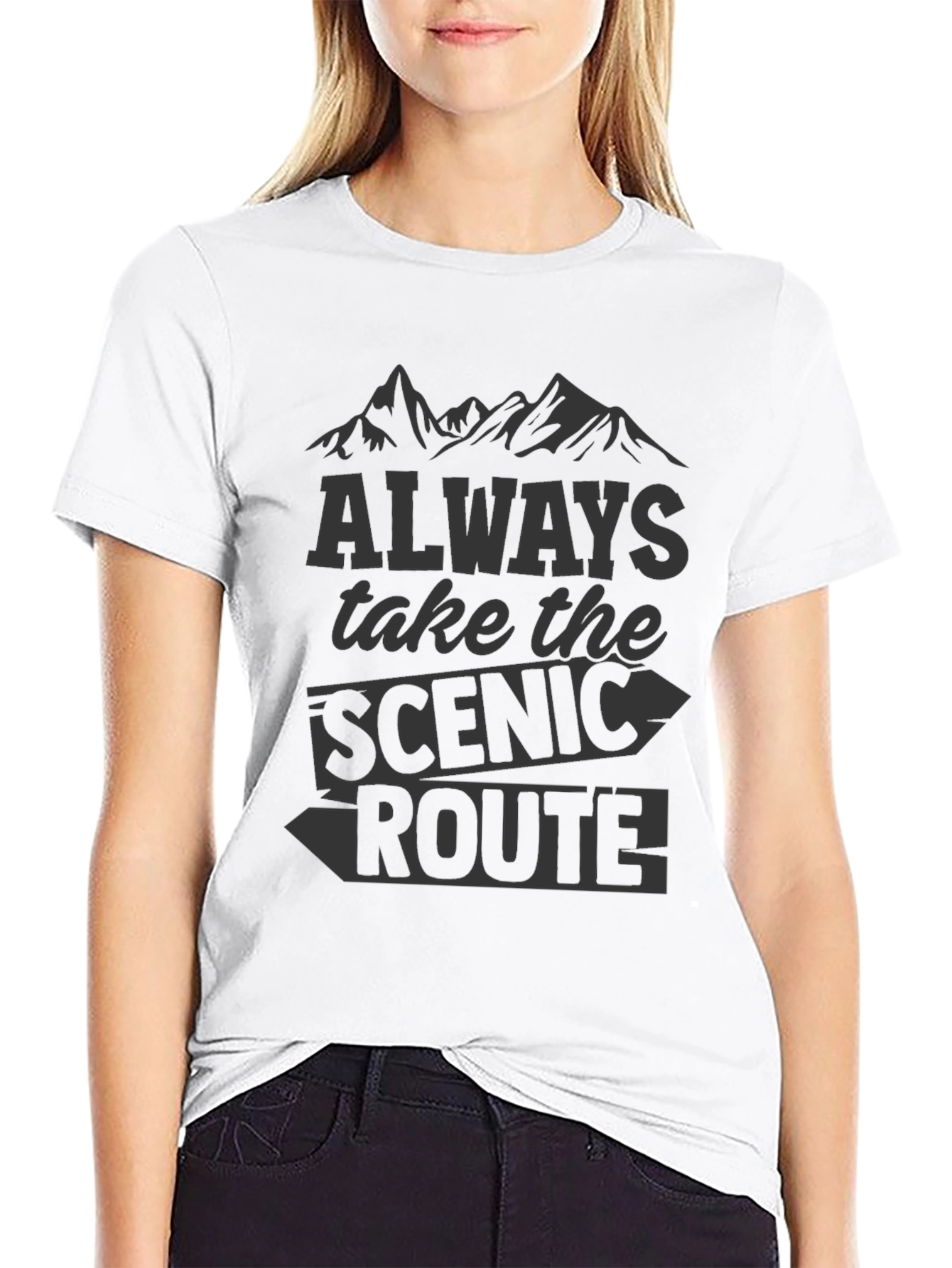 Scenic Route Mountain T-Shirt - Adventure Apparel