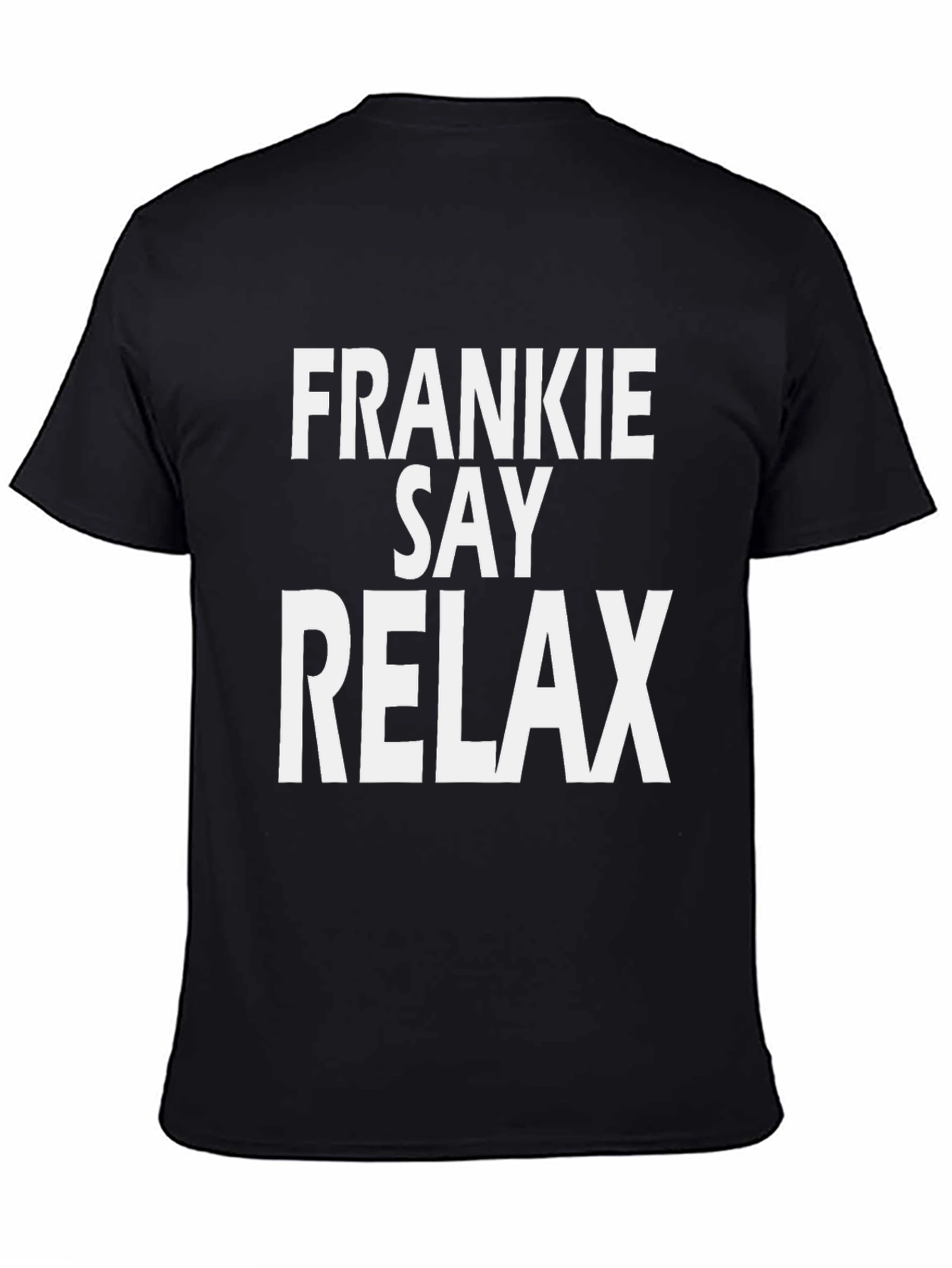Frankie Say Relax Graphic T-Shirt - Black