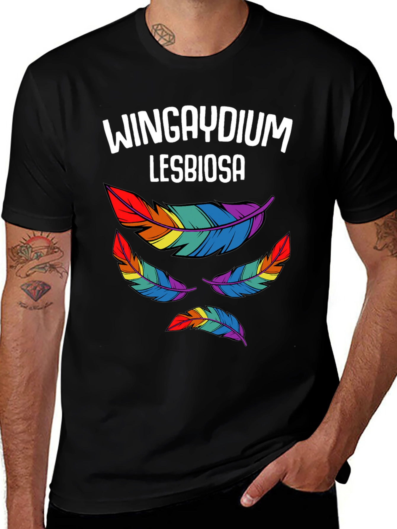 Wingaydium Lesbiosa Pride T-Shirt