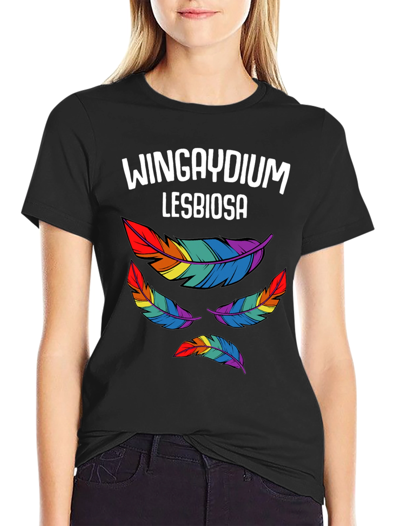 Wingaydium Lesbiosa Pride T-Shirt