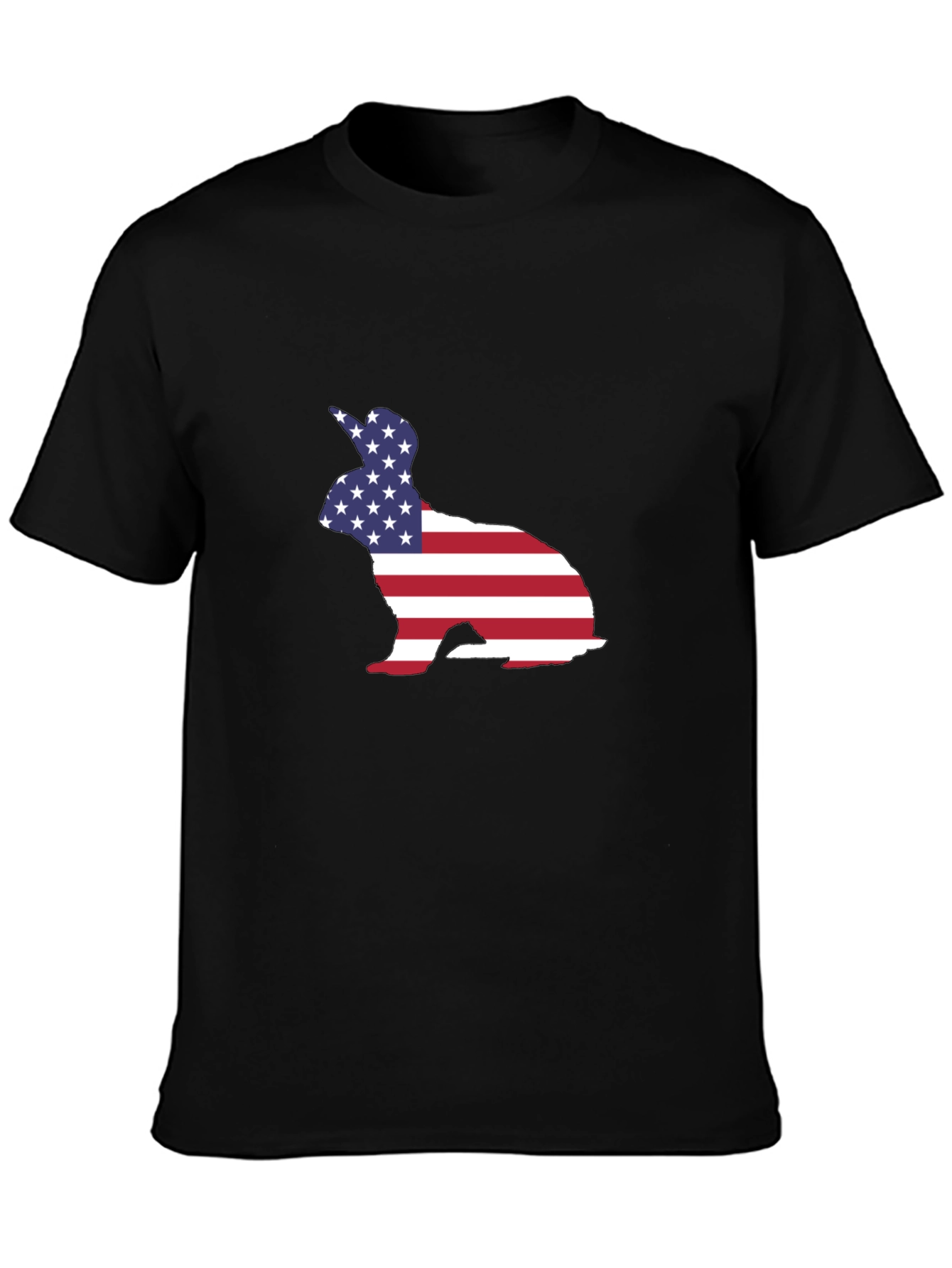 American Flag Bunny Graphic Tee