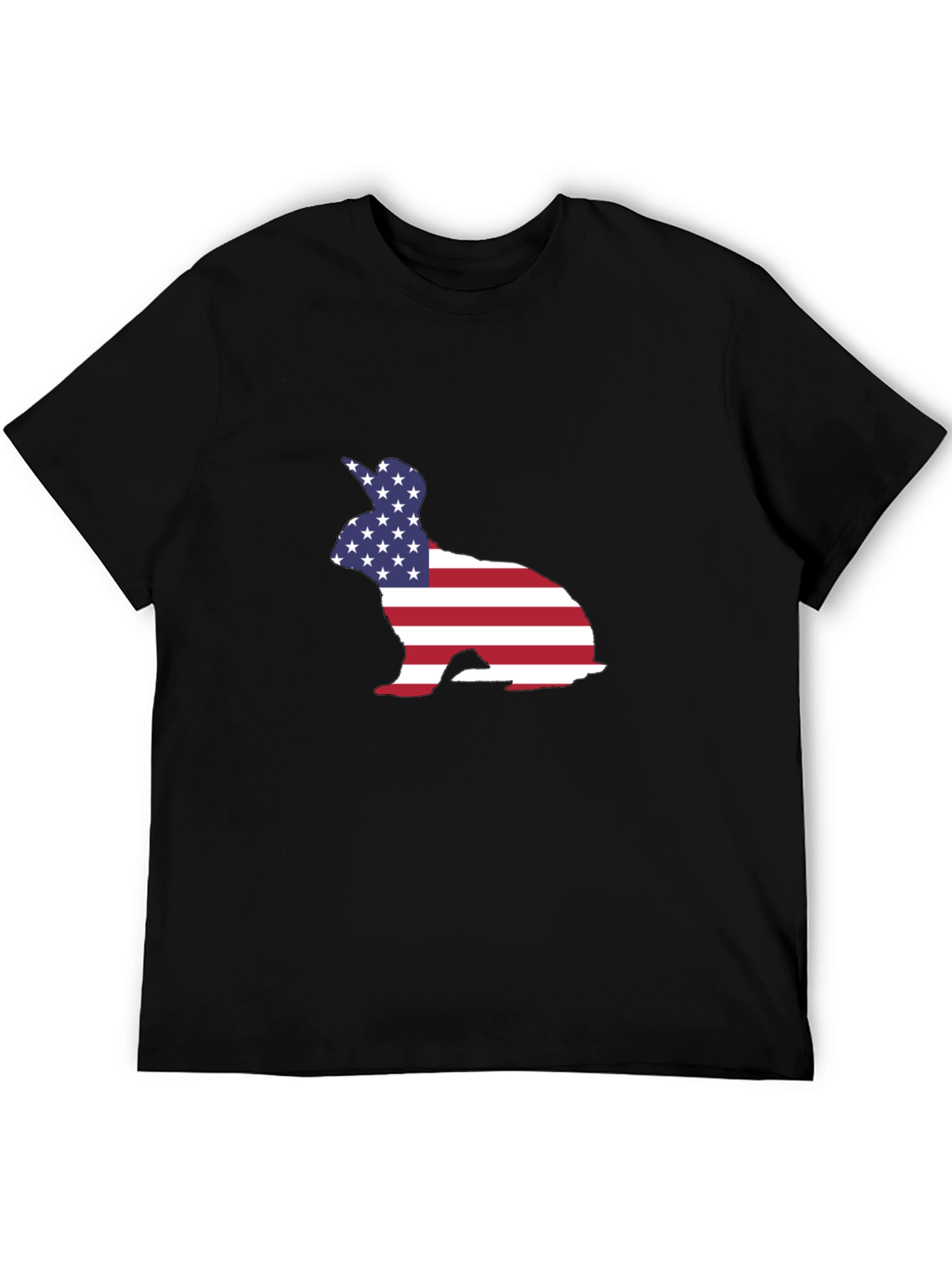 American Flag Bunny Graphic Tee
