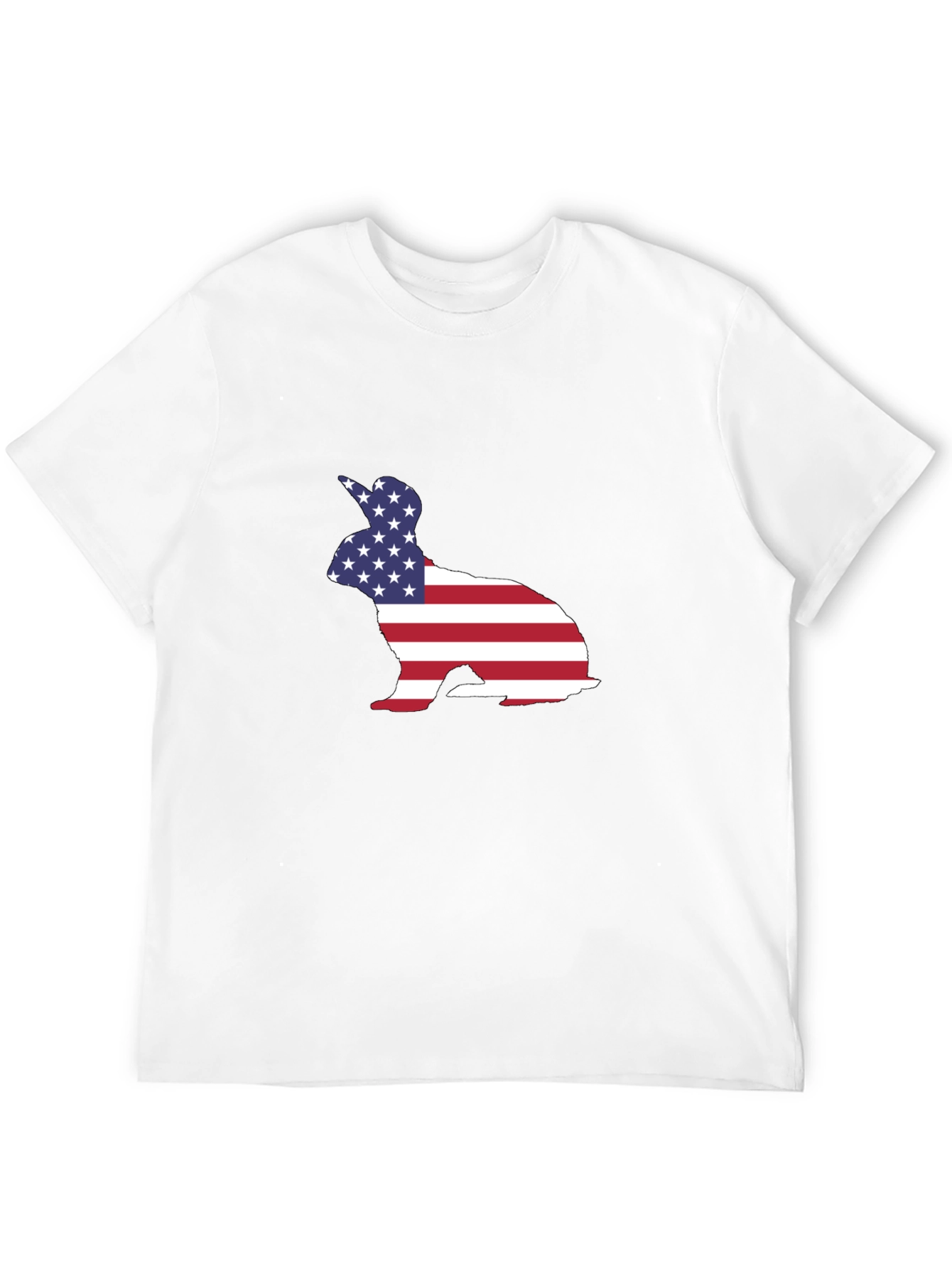 American Flag Bunny Graphic Tee