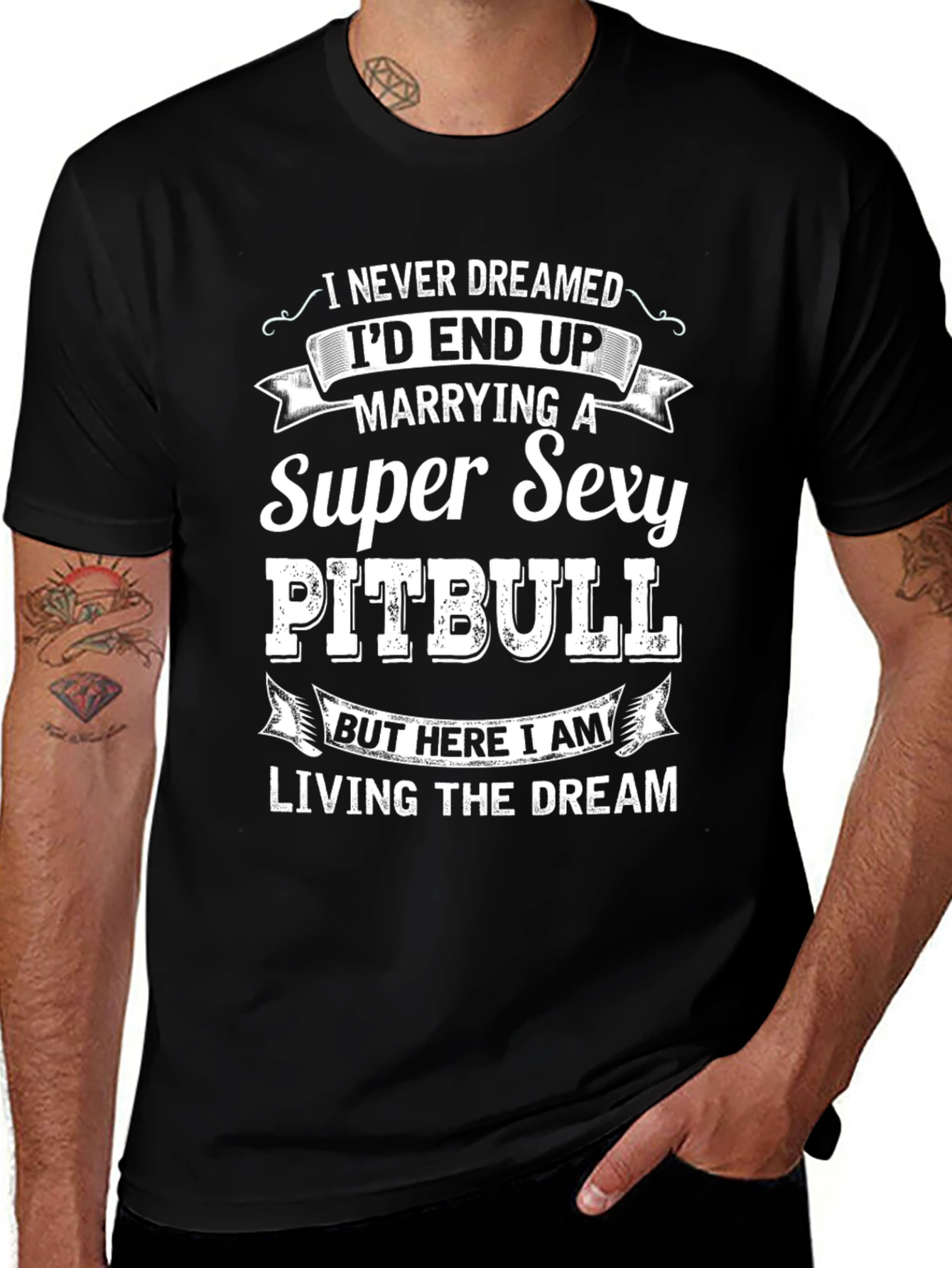 Super Sexy Pitbull T-Shirt: Living the Dream!