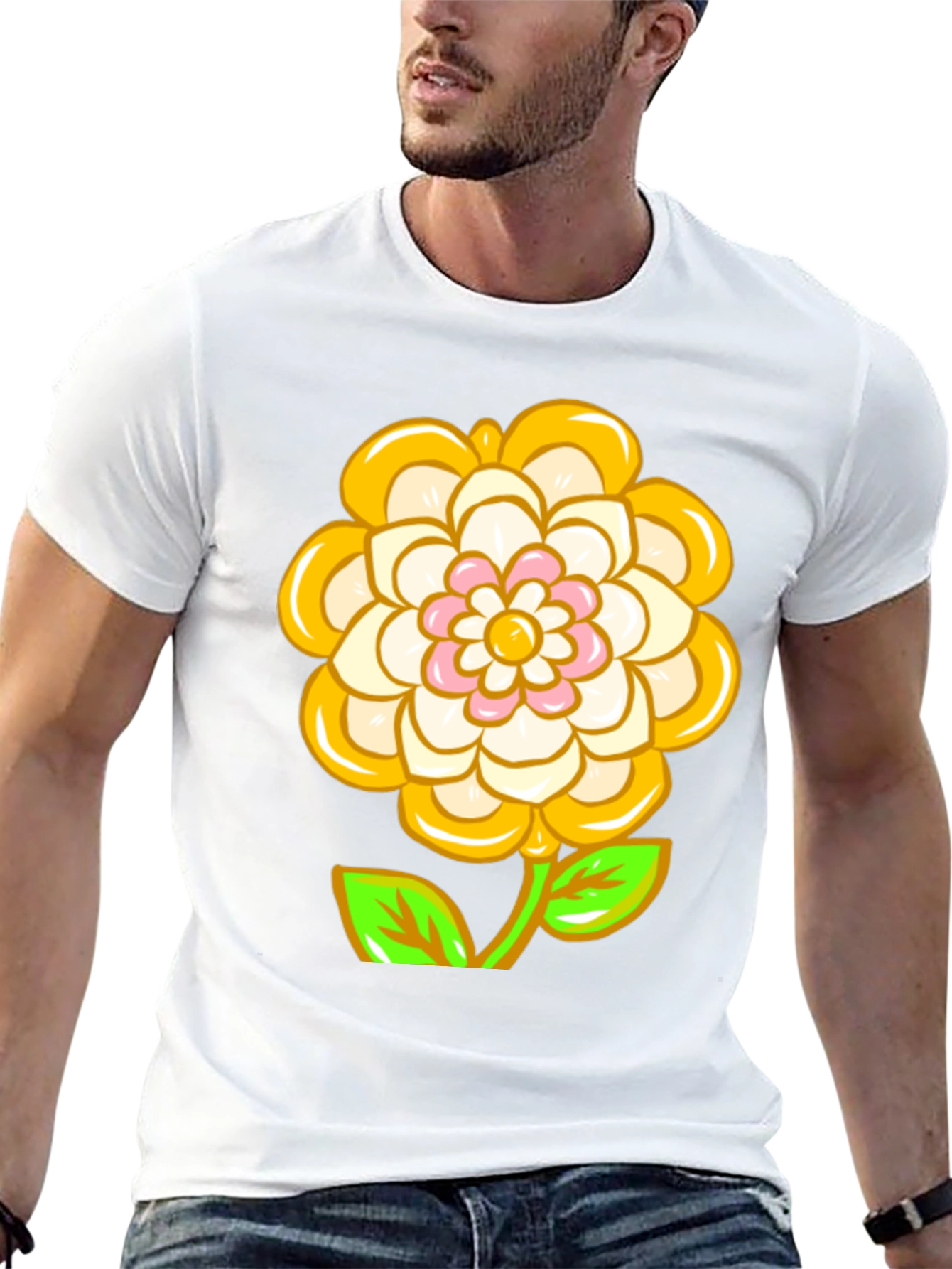 Flower Power Graphic Tee - Trendy & Unique!
