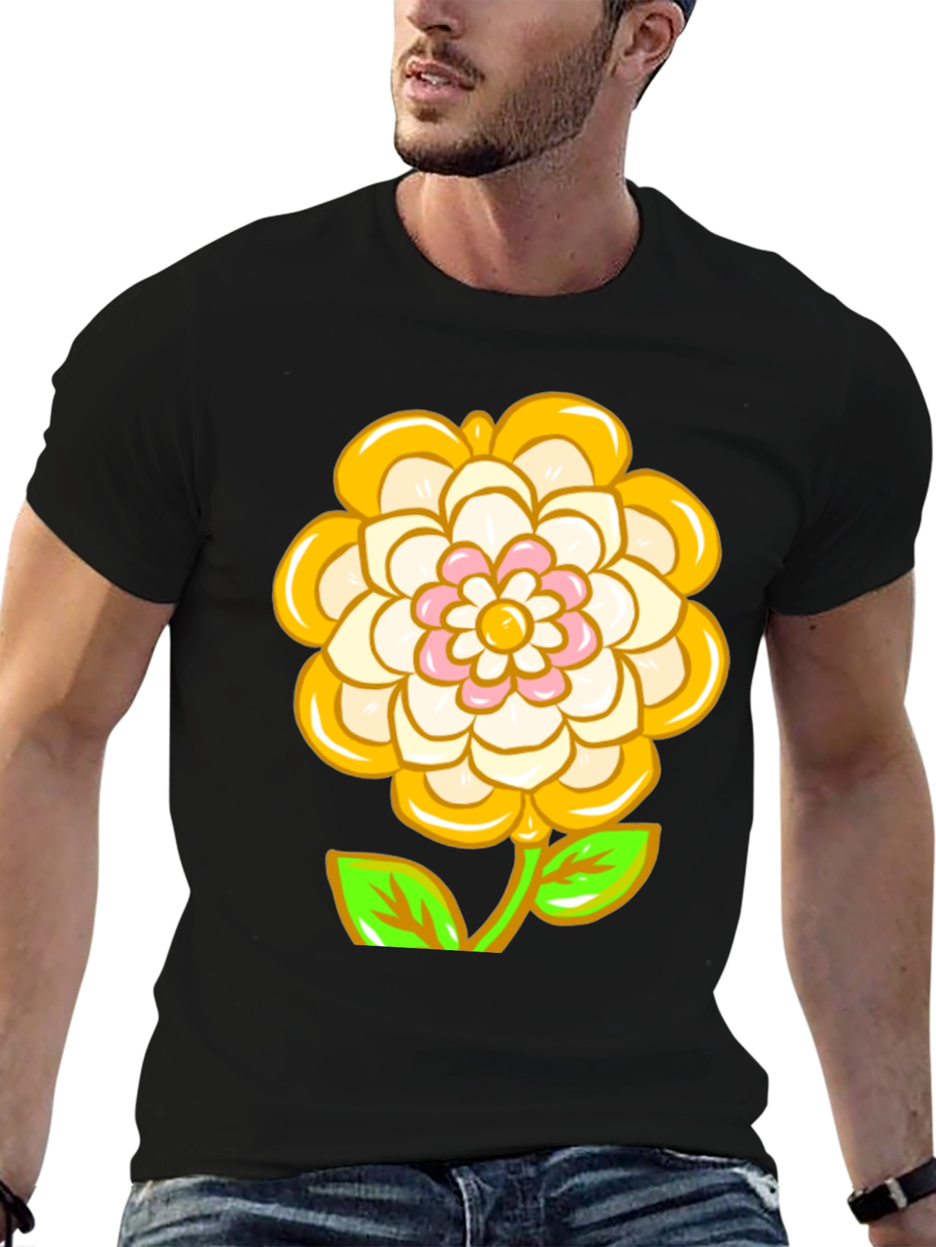 Flower Power Graphic Tee - Trendy & Unique!