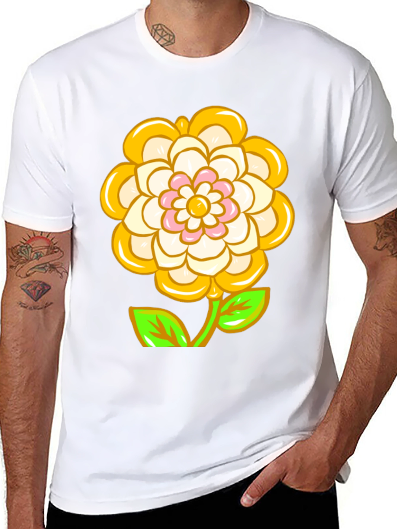 Flower Power Graphic Tee - Trendy & Unique!