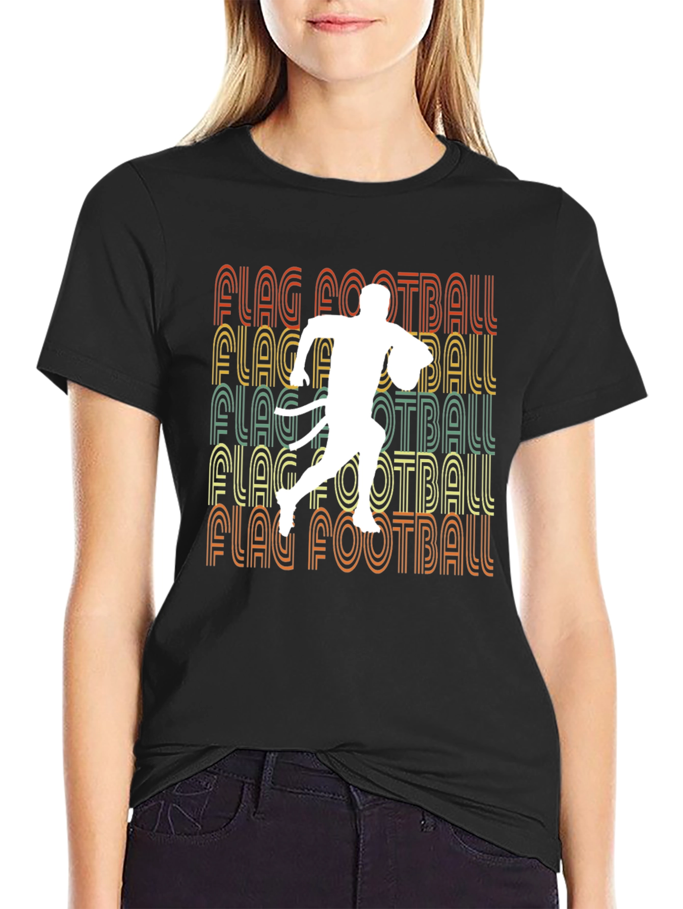 Flag Football Retro T-Shirt